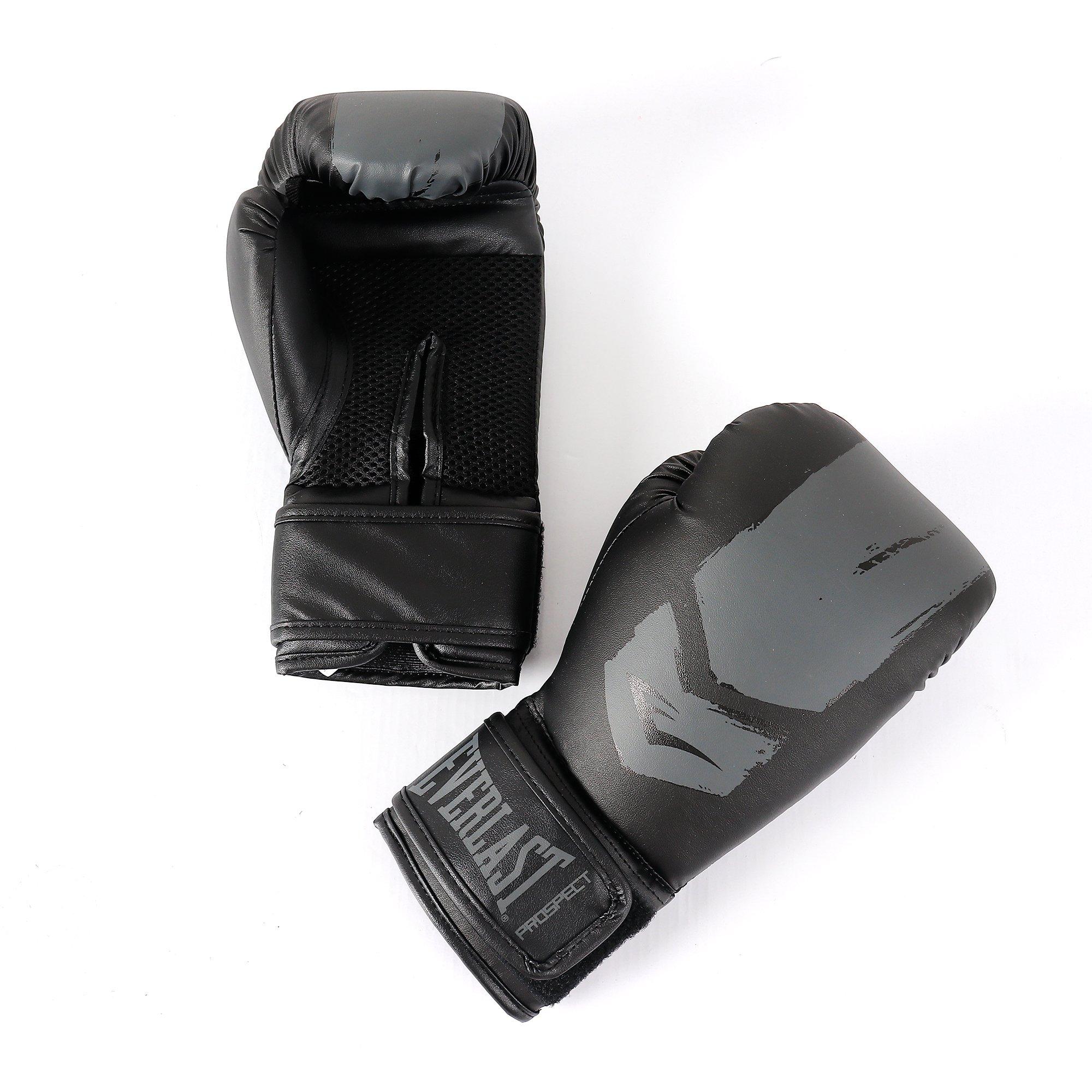 Black/Grey - Everlast - Prospect Training Boxing Gloves Juniors - 3