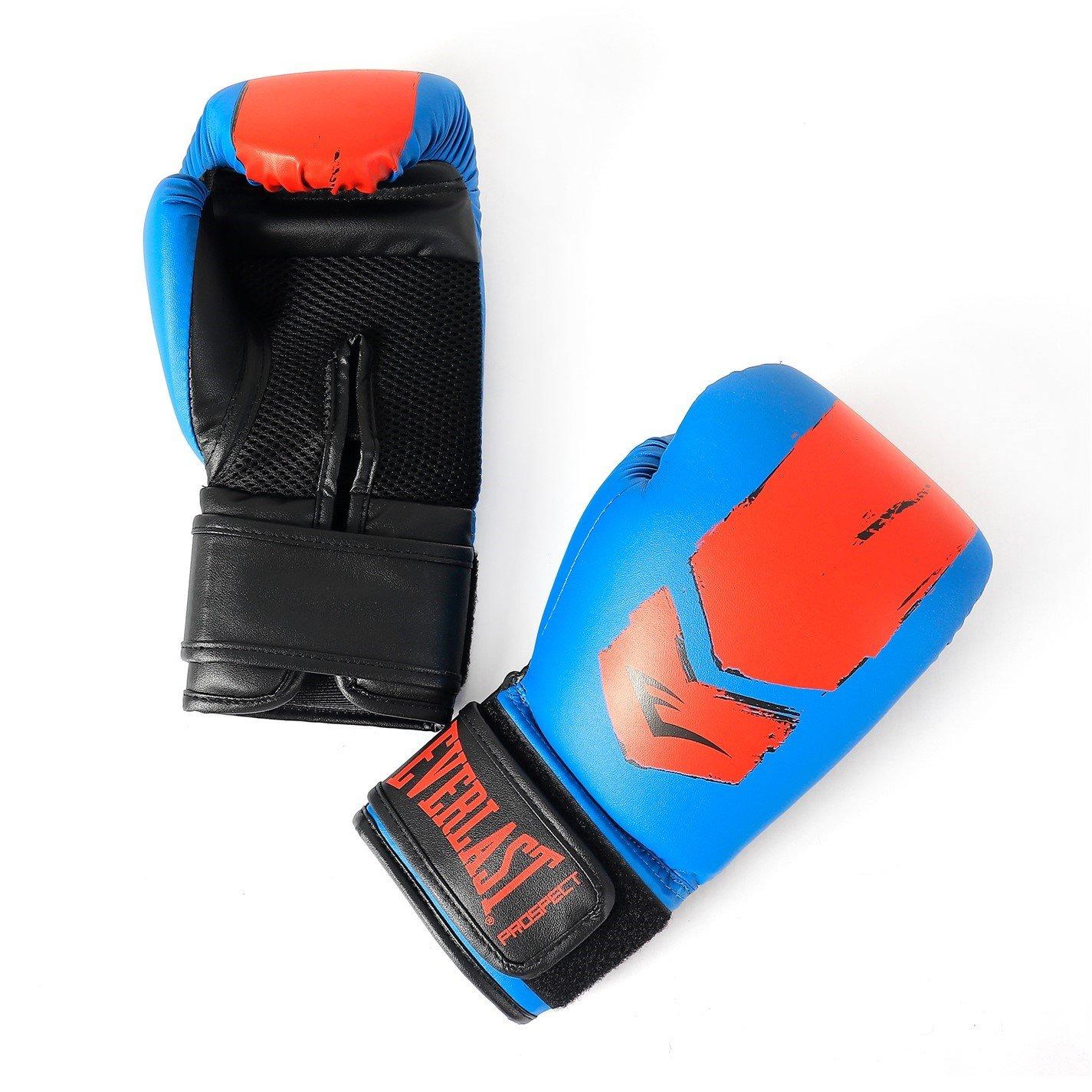 Blue/Red - Everlast - Prospect Training Boxing Gloves Juniors - 4