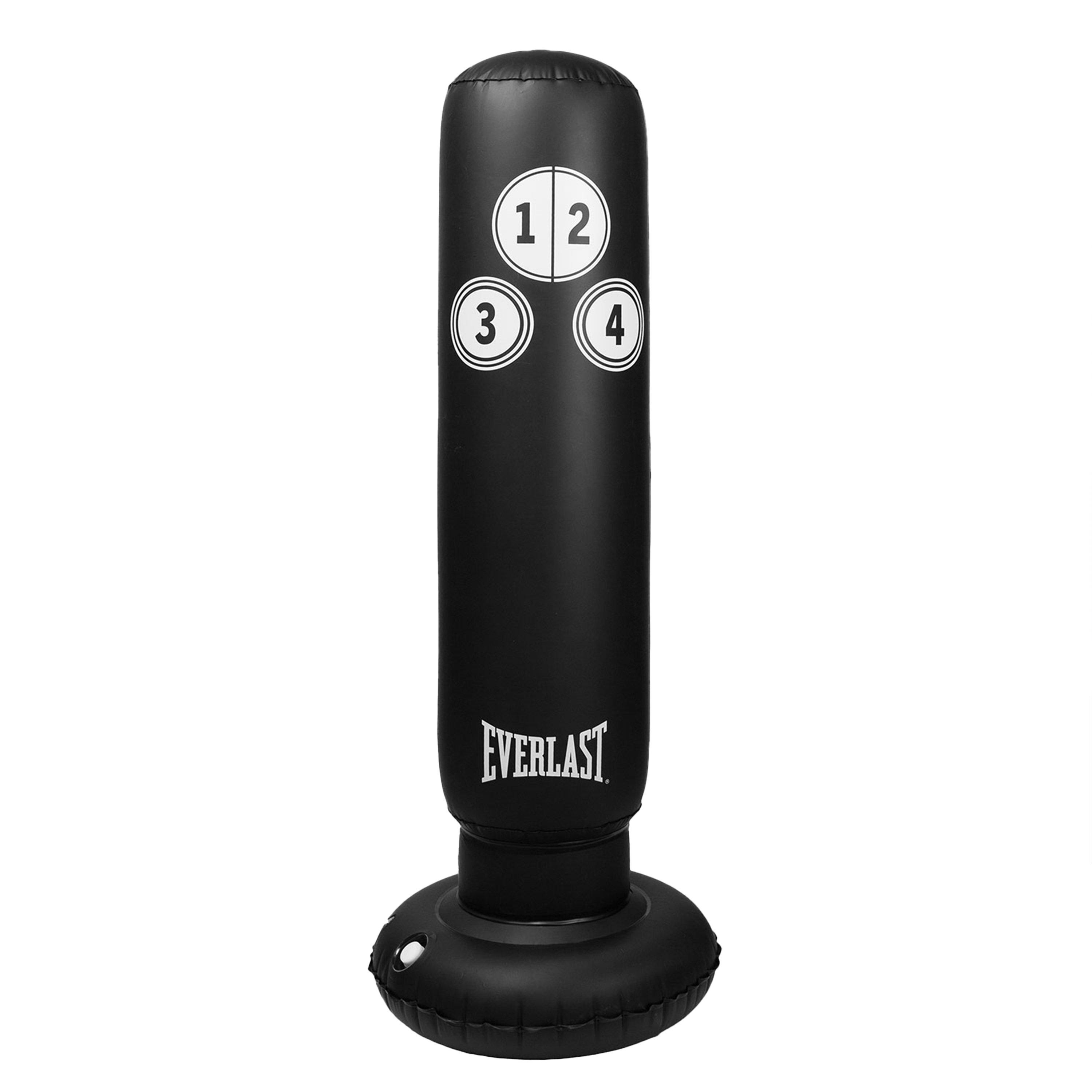 Everlast  Inflatable Pvc Punch Boxing Bag - Black