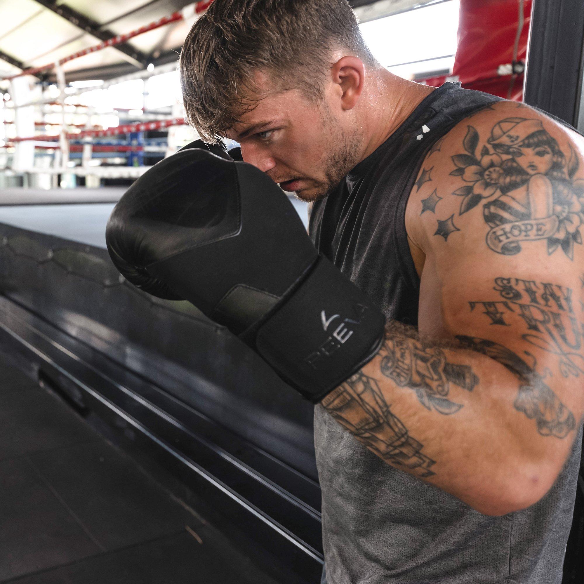 Zwart - Reeva - Boxing Gloves - Microfiber Leather - 6