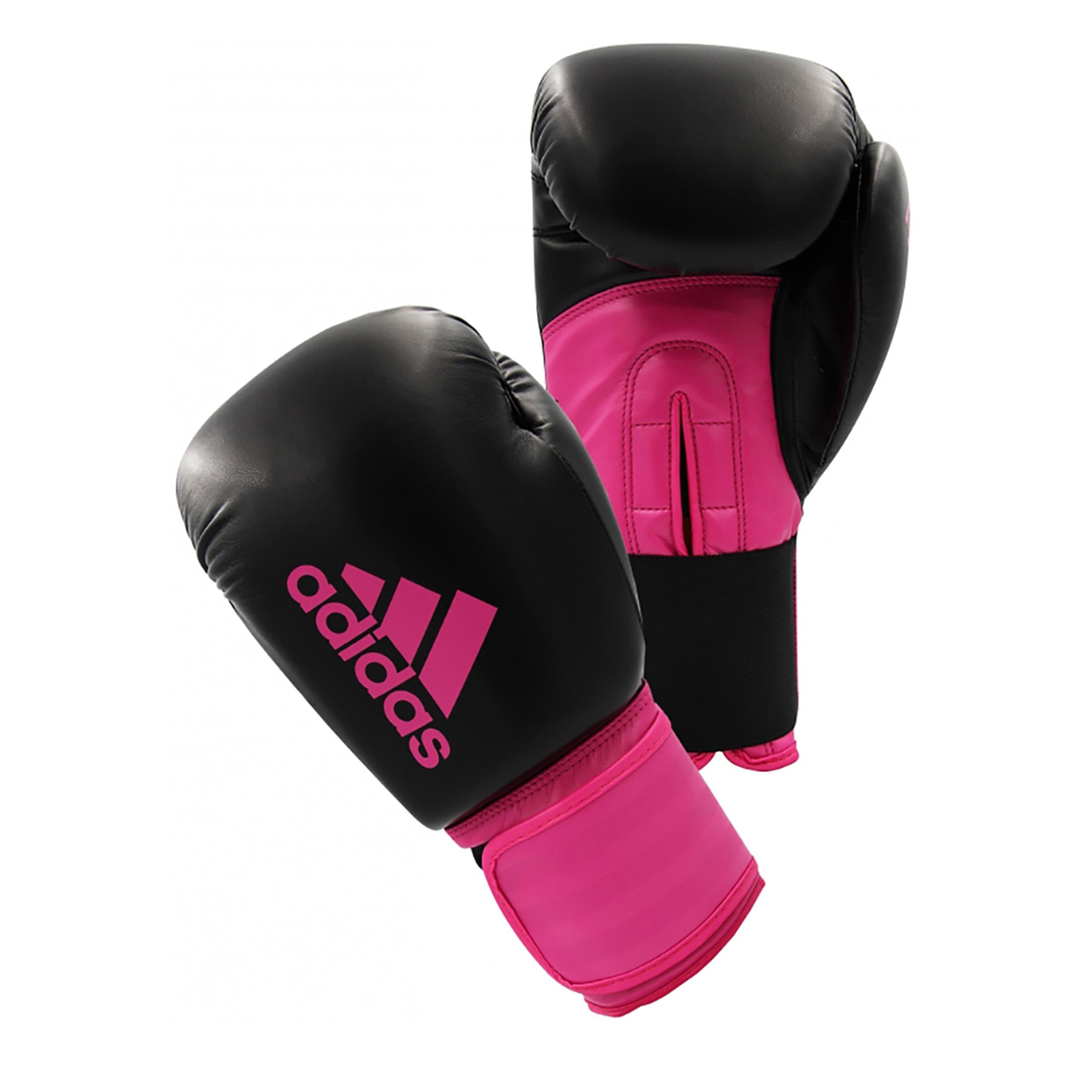Adidas  Power 100 Boxing Gloves - Pink/Black - 10oz