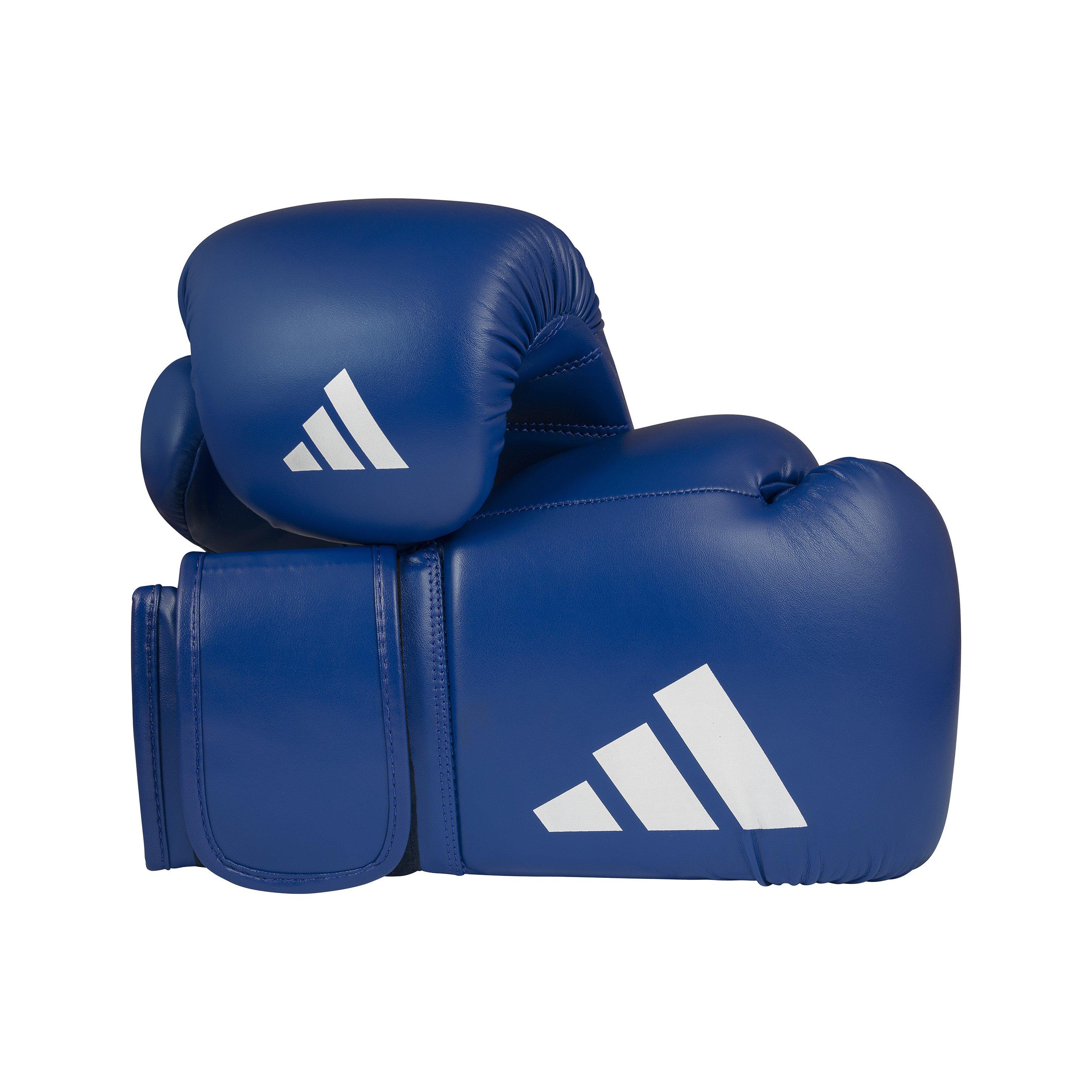 Adidas  Power 100 Boxing Gloves - Blue/White - 10oz