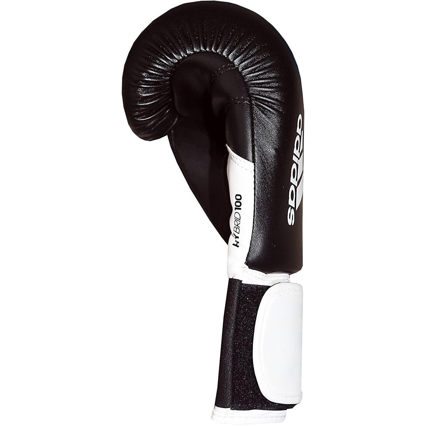 Zwart/Wit - adidas - Hybrid 100 Boxing Gloves - 5