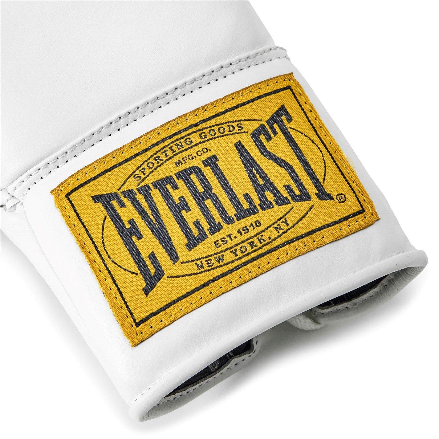 Bijela - Everlast - 1910 Pro Leather Laced Boxing Gloves - 6
