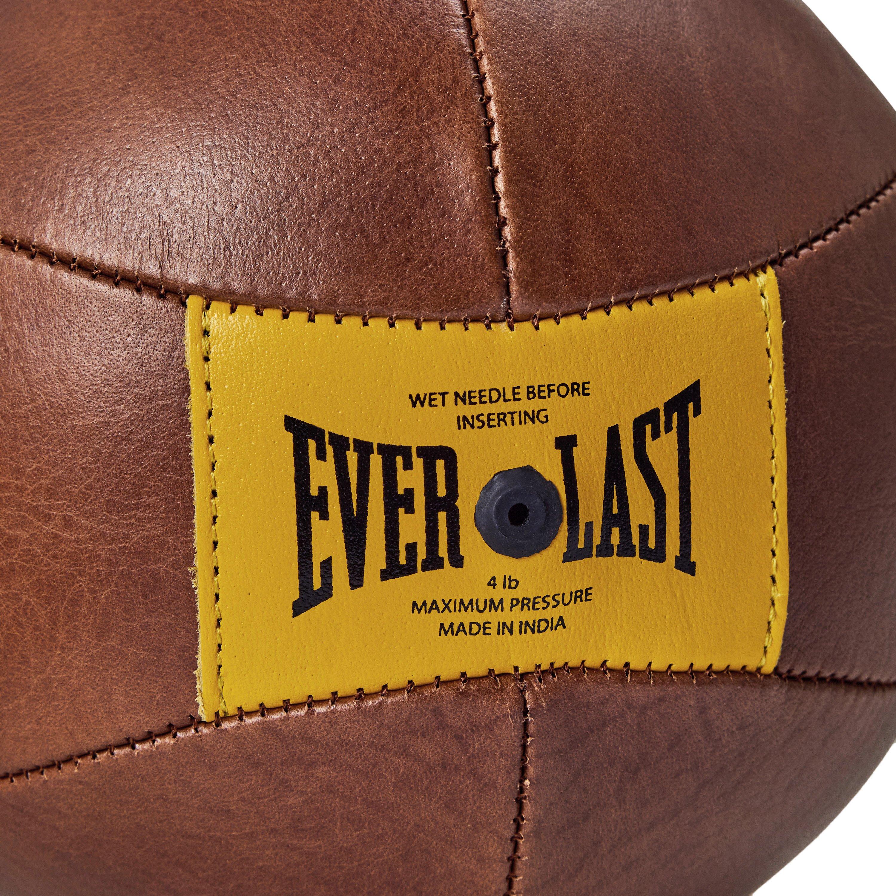 Vintage Brown - Everlast - Everlast 1910 Pro Leather Speed Punching Bag - 4
