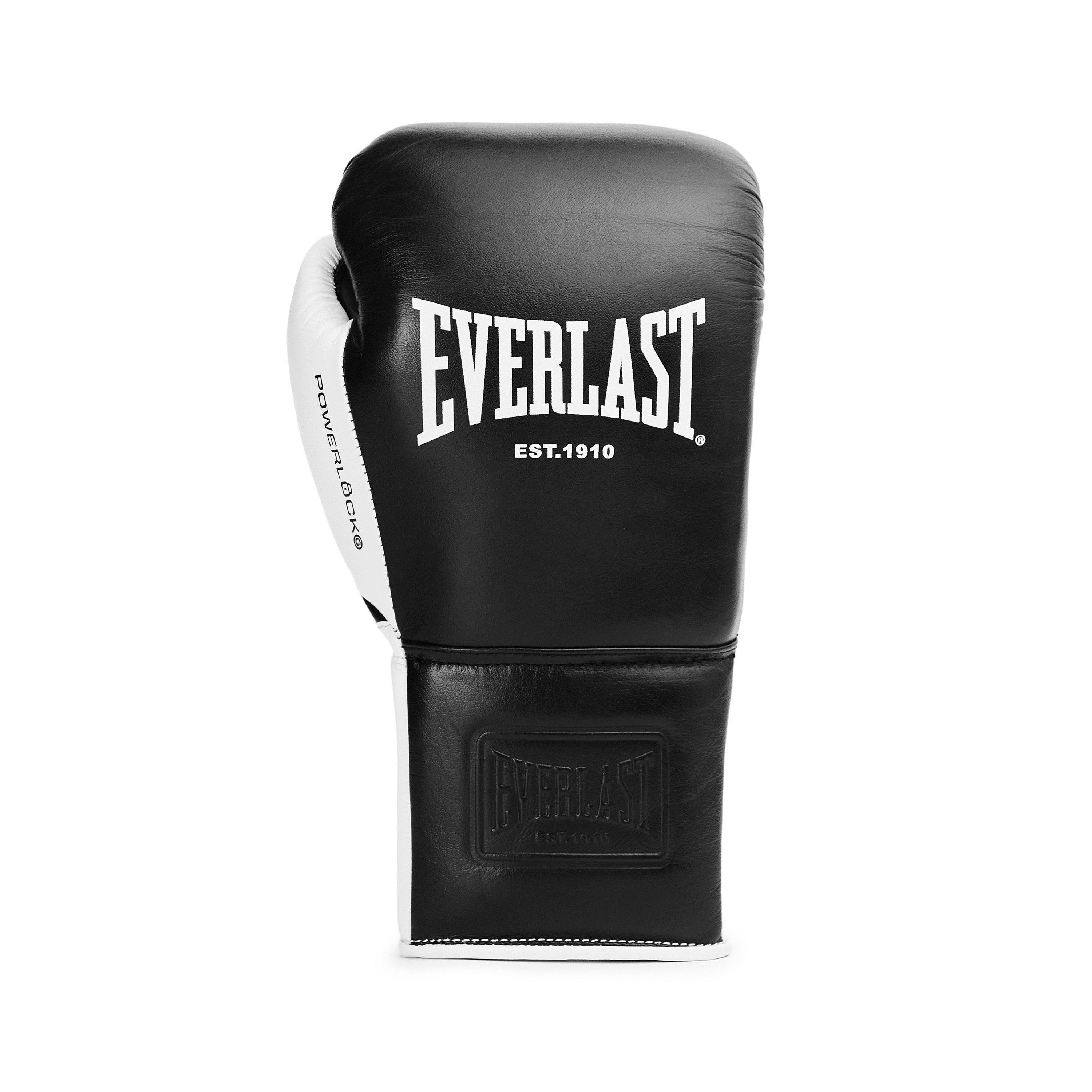 Crna - Everlast - Everlast Powerlock Pro Lace Up Gloves - 4