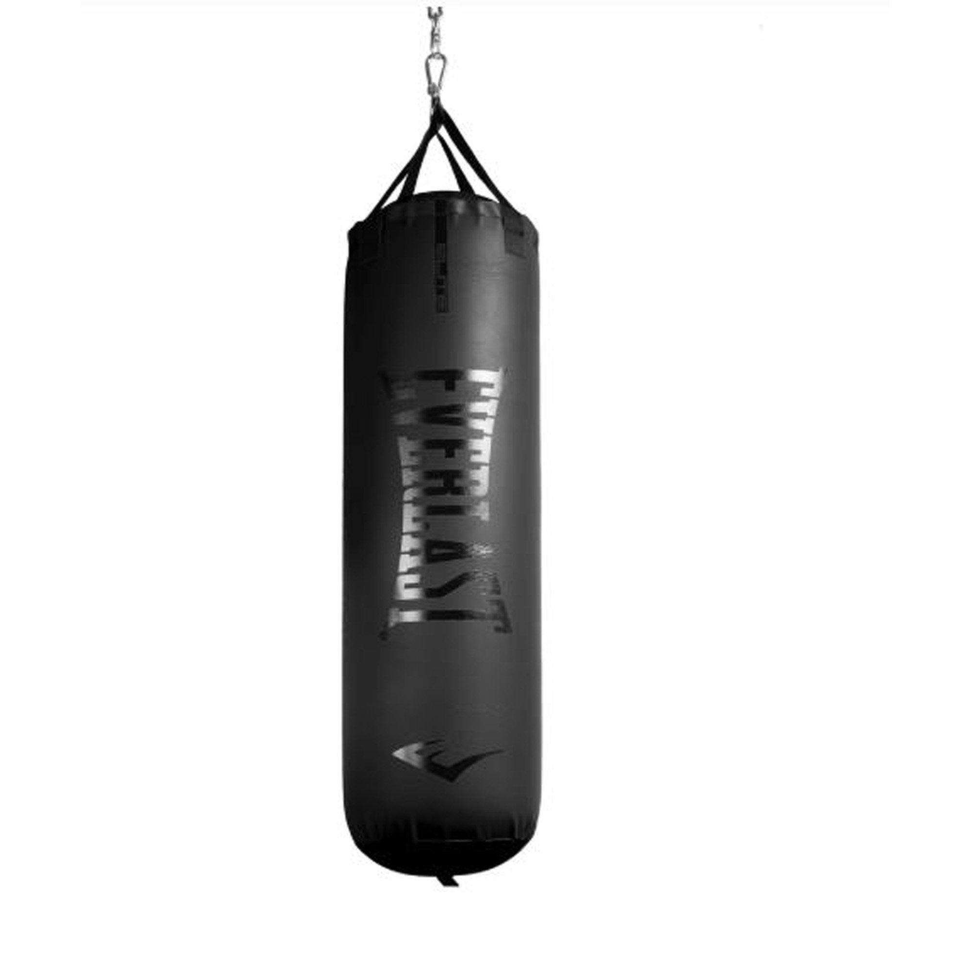 Black/Black - Everlast - Elite Heavy Punching Bag 100lb - 1