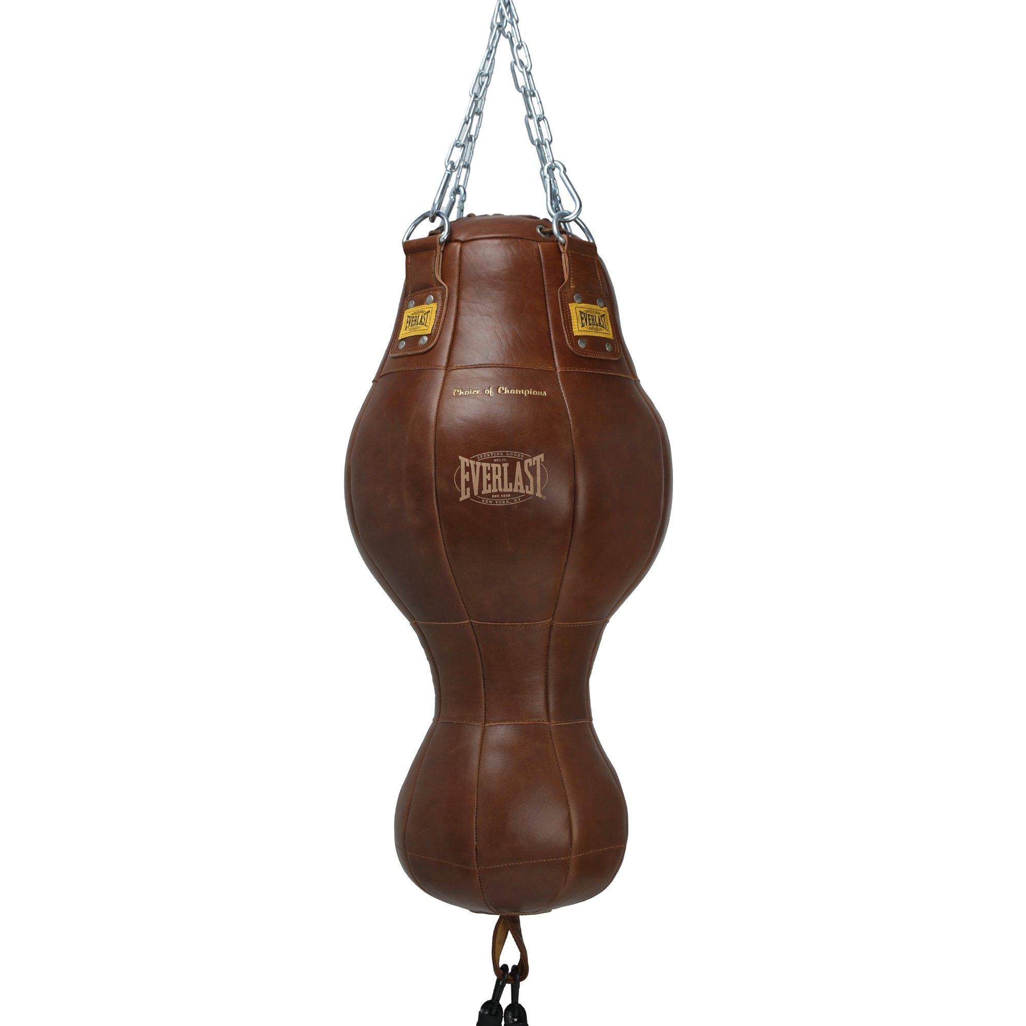 Vintage Brown - Everlast - 1910 Pro Leather 3 in 1 Punching Bag - 1