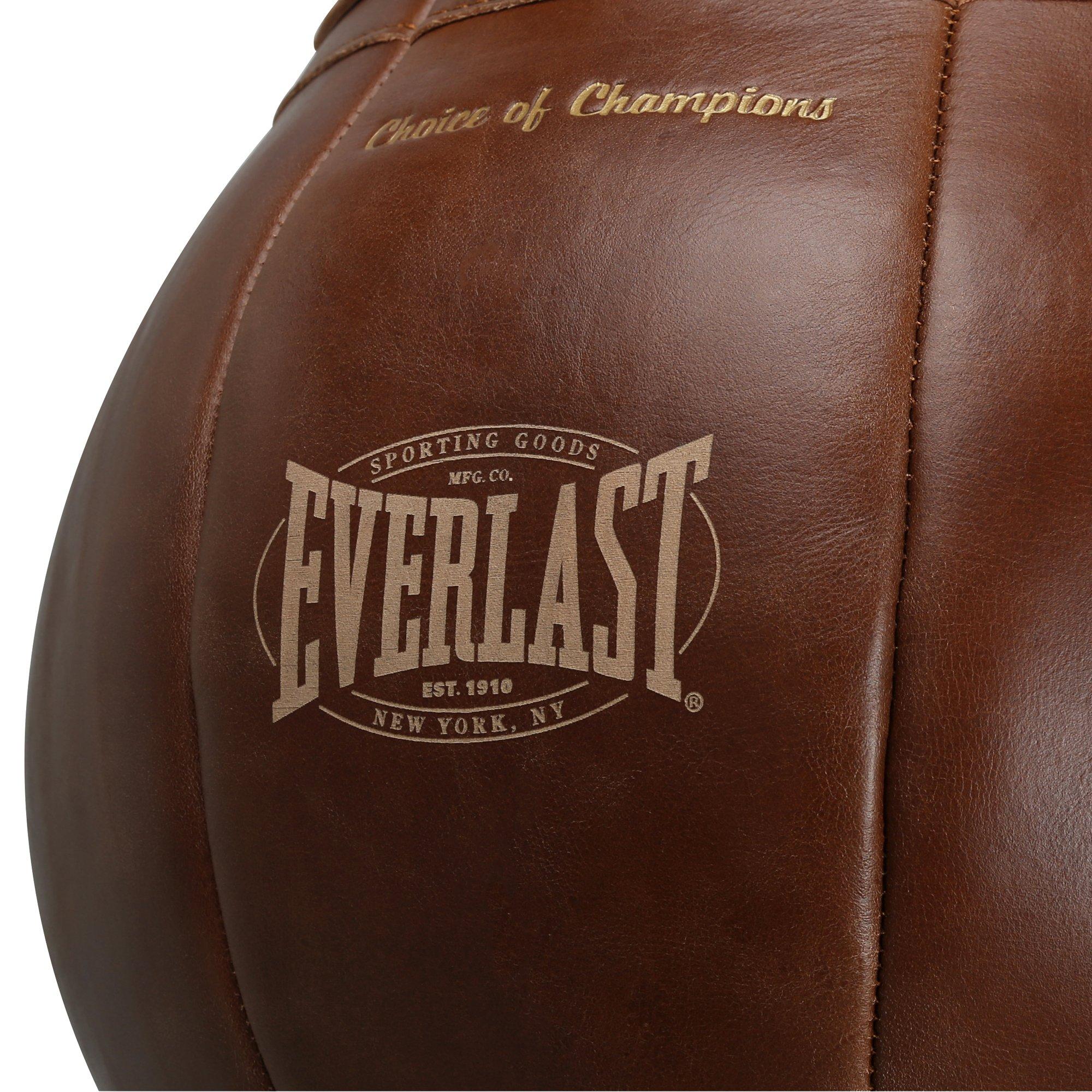 Vintage Brown - Everlast - 1910 Pro Leather 3 in 1 Punching Bag - 3