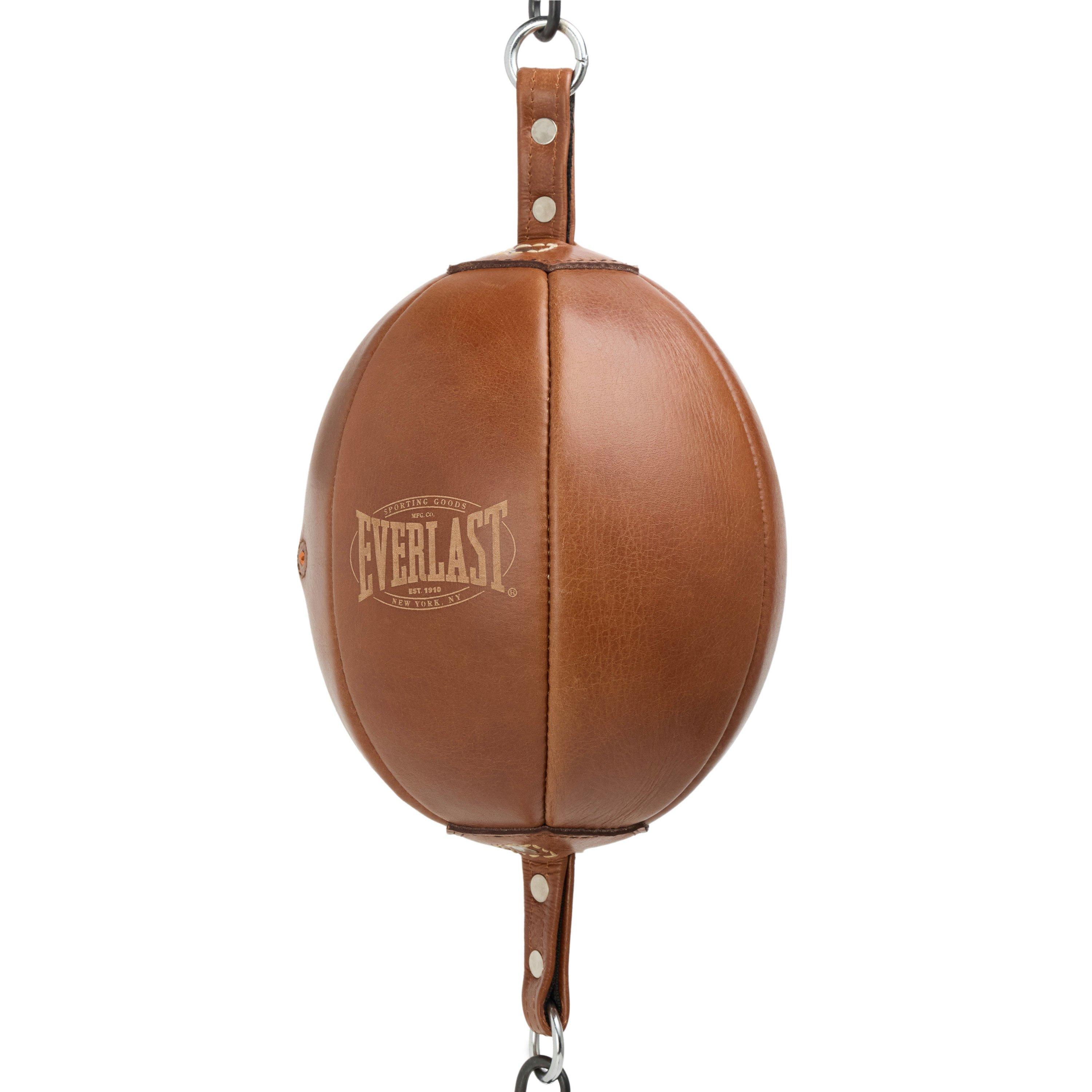 Everlast  1910 Pro Leather Double End Bag - Vintage Brown