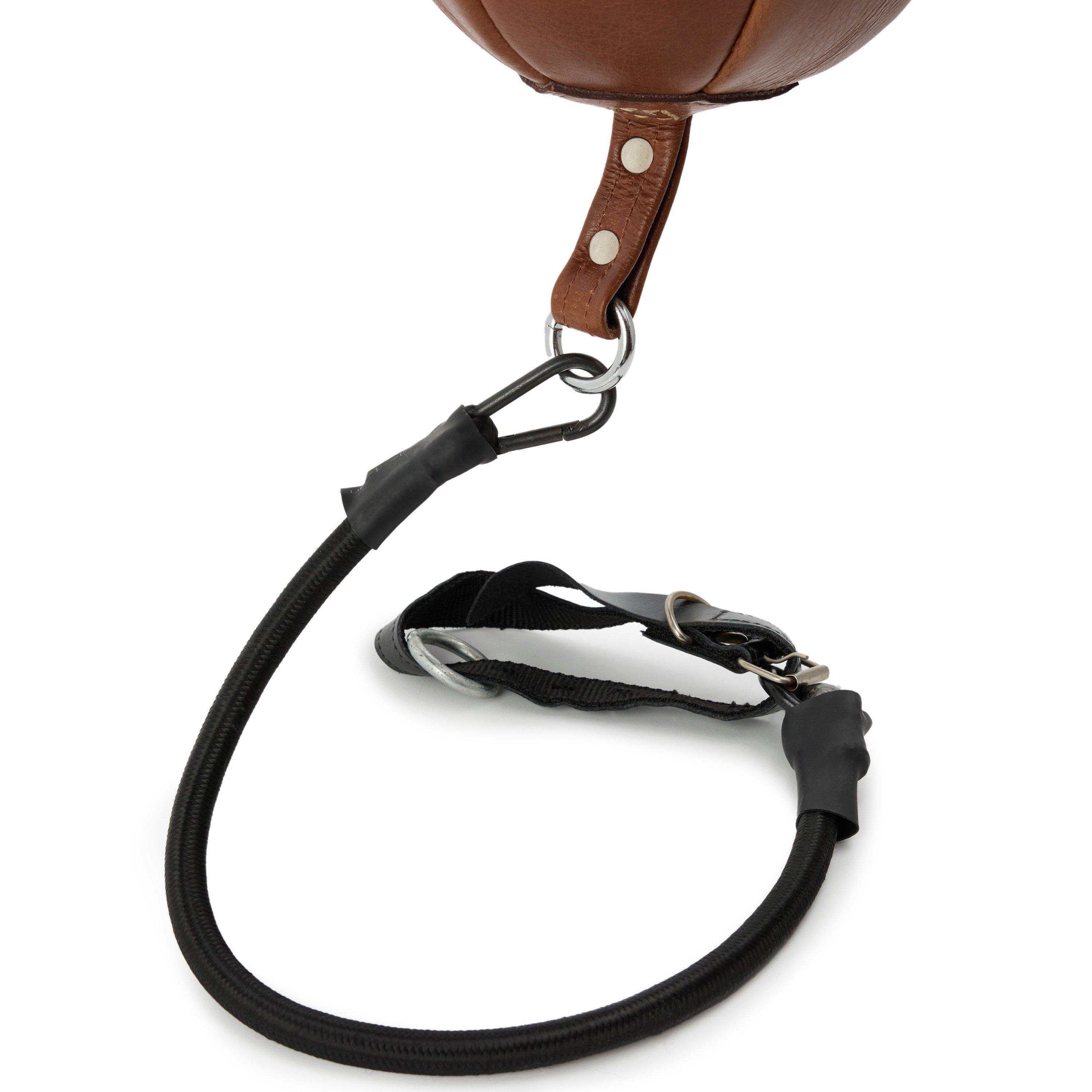 Vintage Brown - Everlast - 1910 Pro Leather Double End Bag - 6