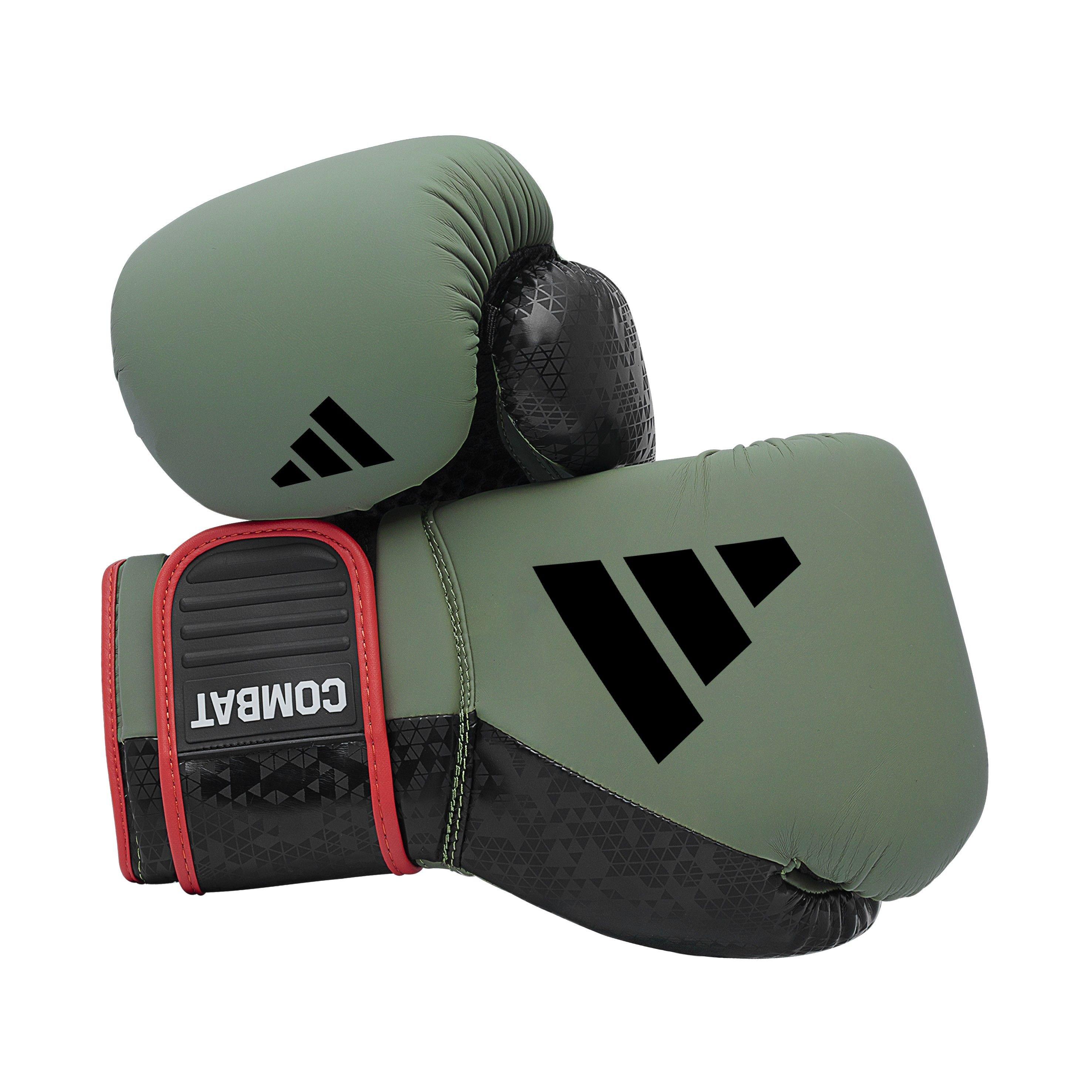 Adidas  Combat 50 Boxing Gloves - Green - 14oz