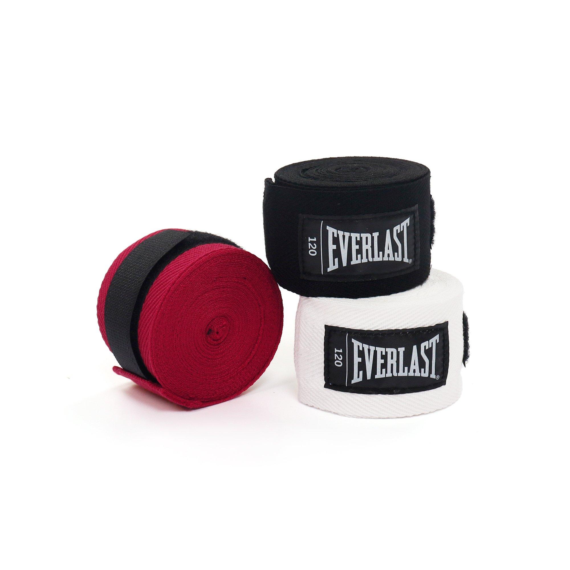 Red/Blk/Nat - Everlast - 120 inch 3 Pack of Handwraps - 13