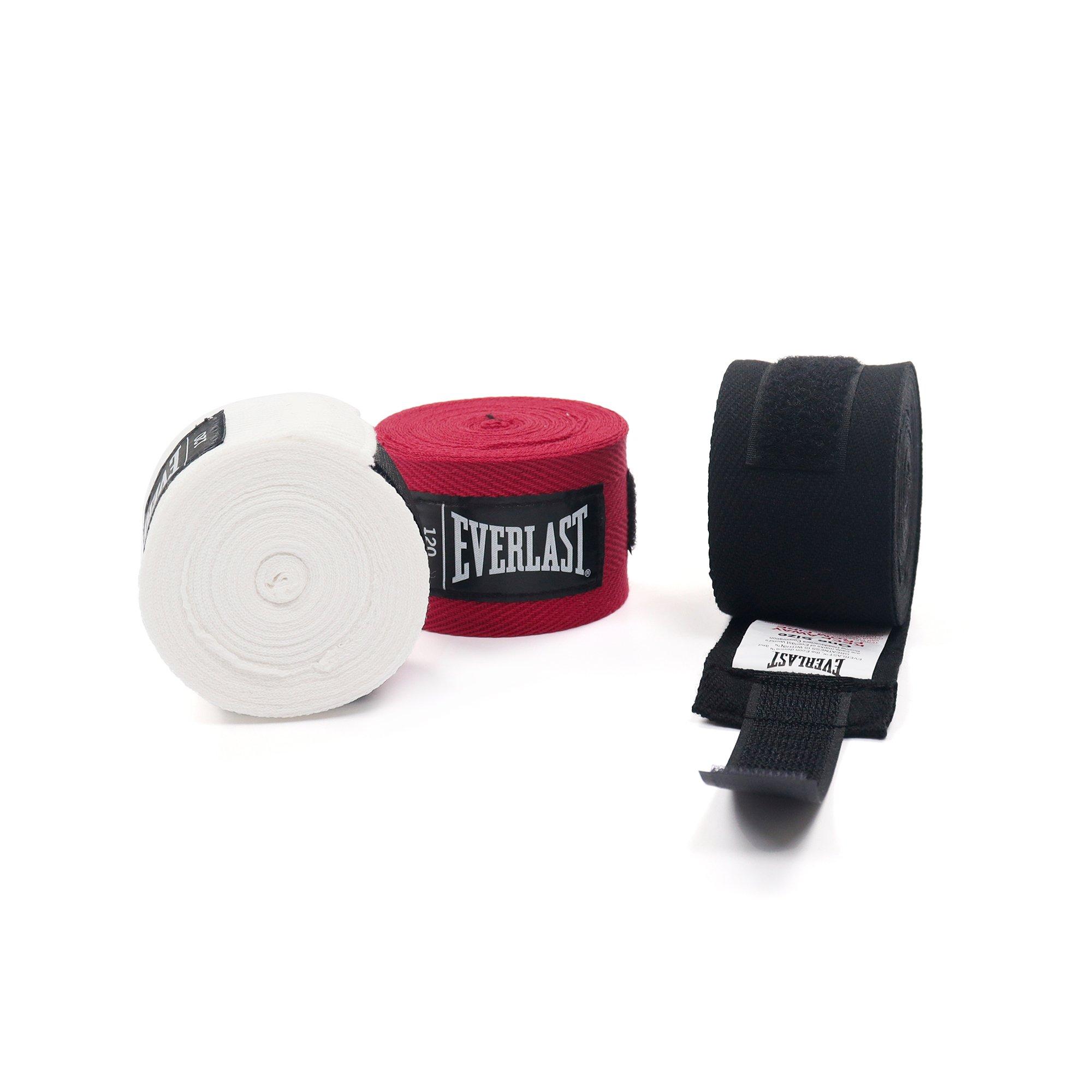 Red/Blk/Nat - Everlast - 120 inch 3 Pack of Handwraps - 3