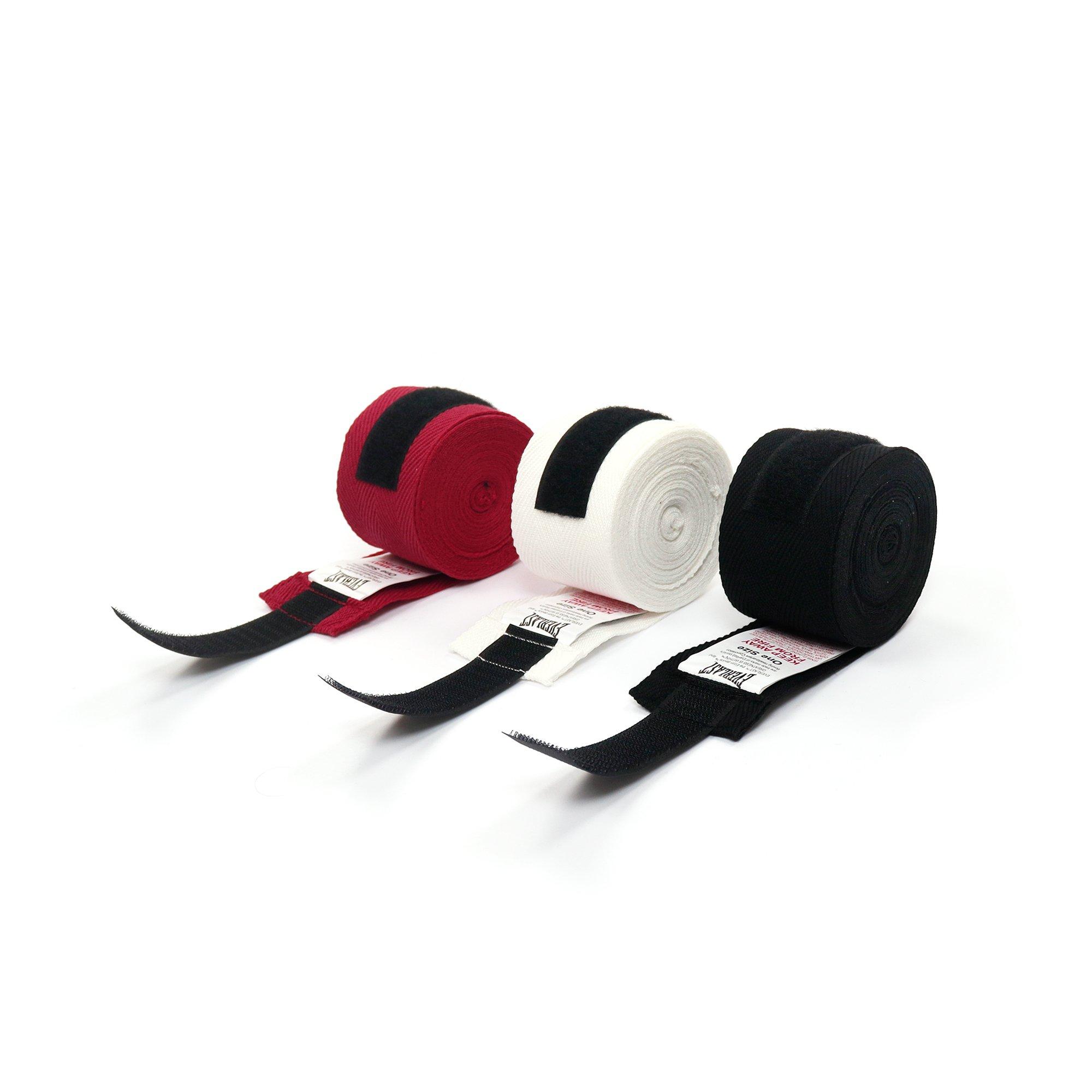 Red/Blk/Nat - Everlast - 120 inch 3 Pack of Handwraps - 4