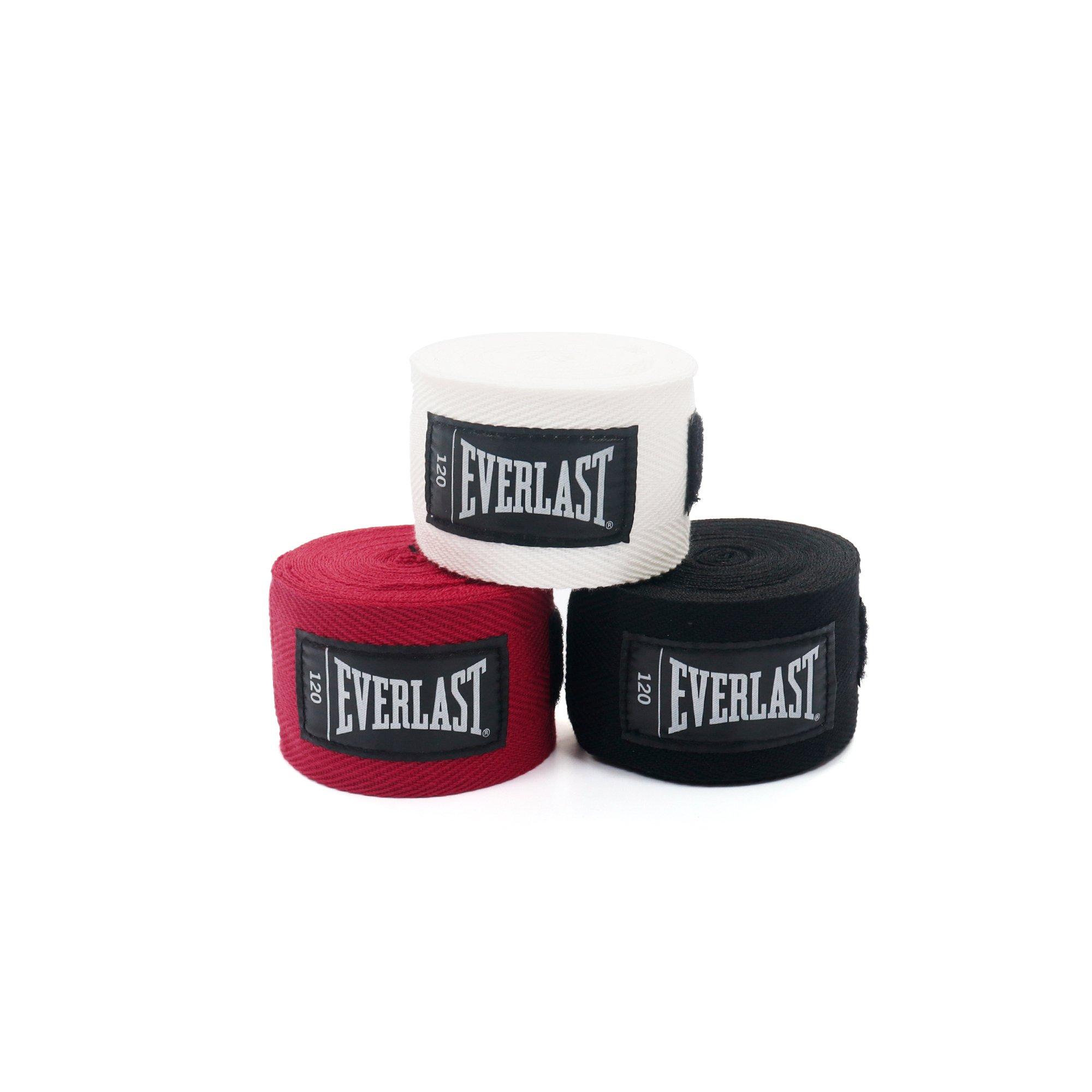 Red/Blk/Nat - Everlast - 120 inch 3 Pack of Handwraps - 8
