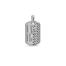 Buddha To Buddha Chain Army Tag Pendant Silver