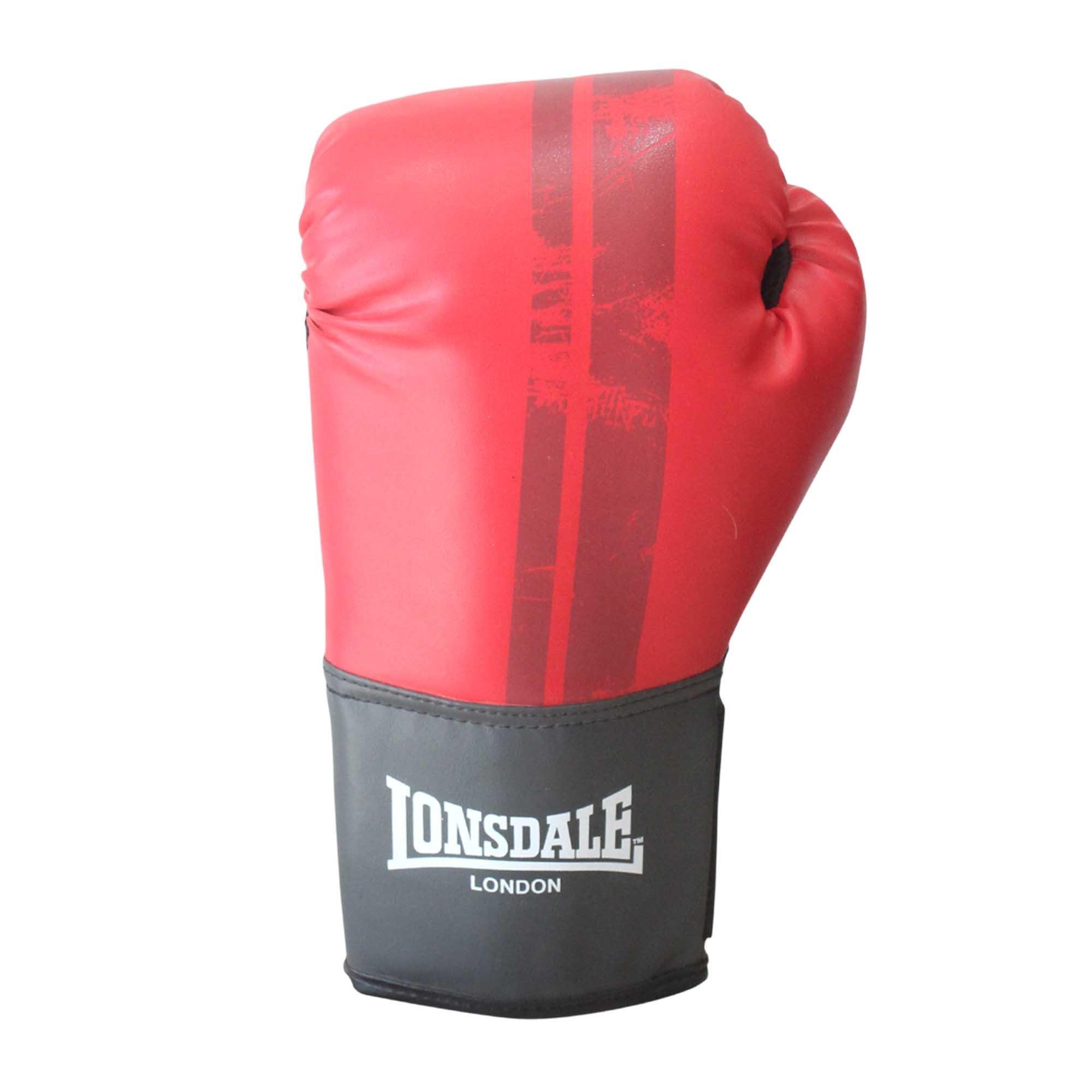 Red - Lonsdale - Contender Boxing Gloves - 3