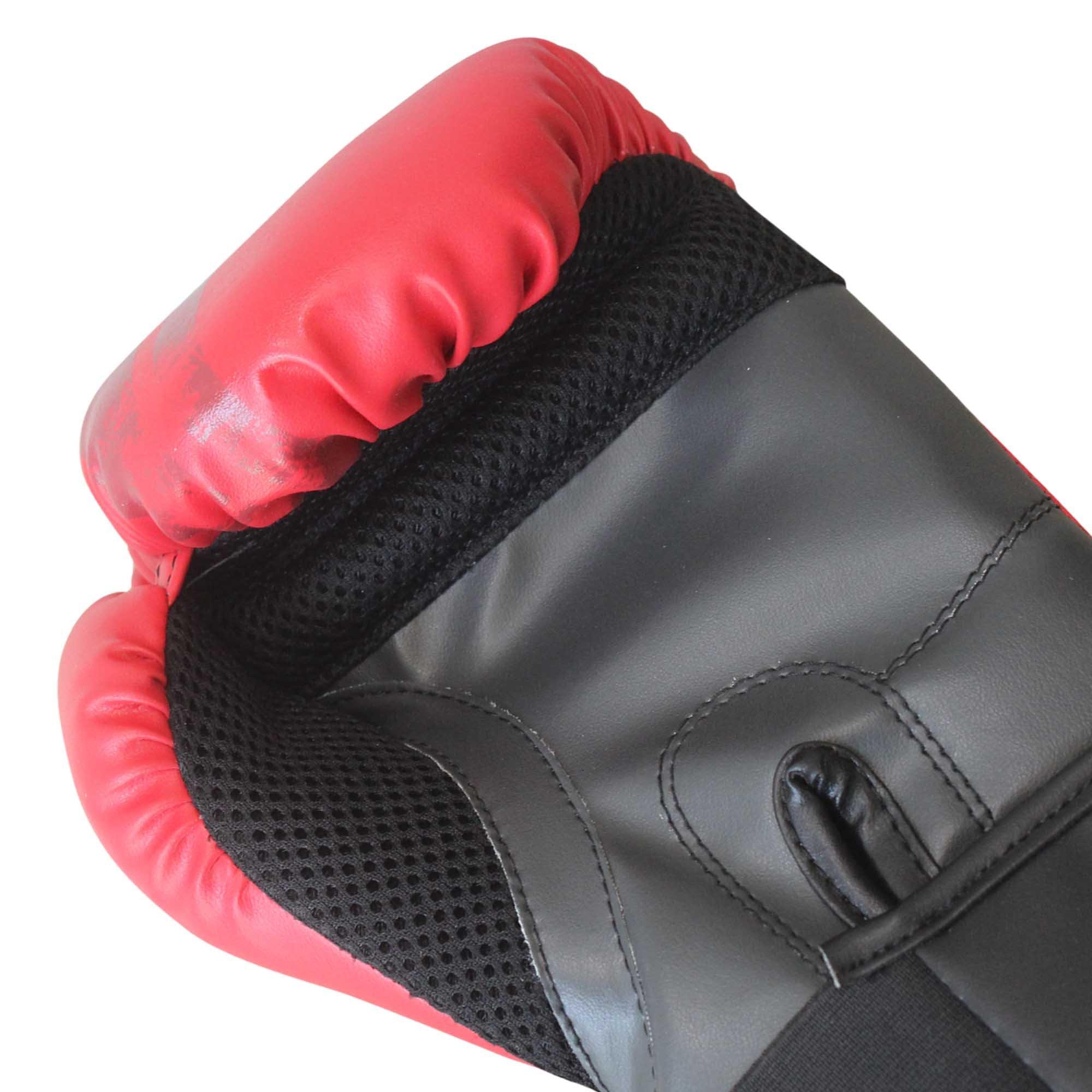 Red - Lonsdale - Contender Boxing Gloves - 5