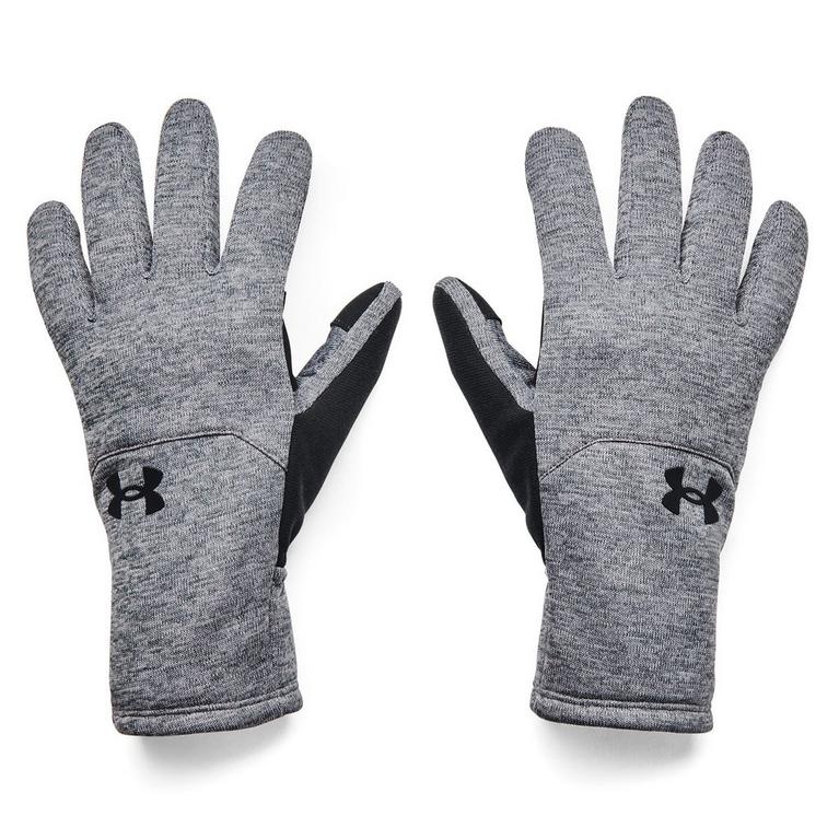 Gris/Noir - Under Armour - Under Armour Storm Fleece Gloves Mens - 1