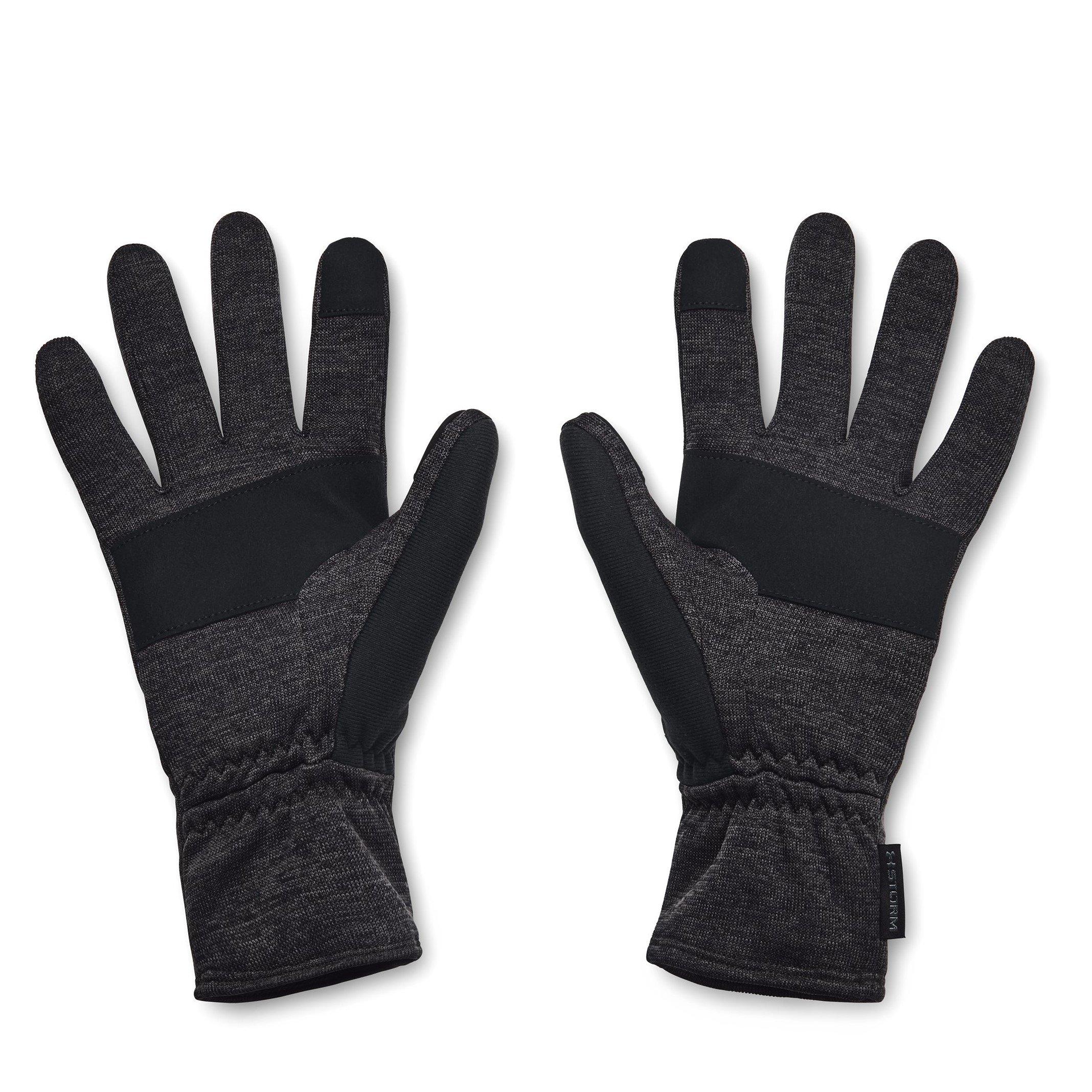 Crna - Under Armour - Armour Storm Fleece Gloves Mens - 2