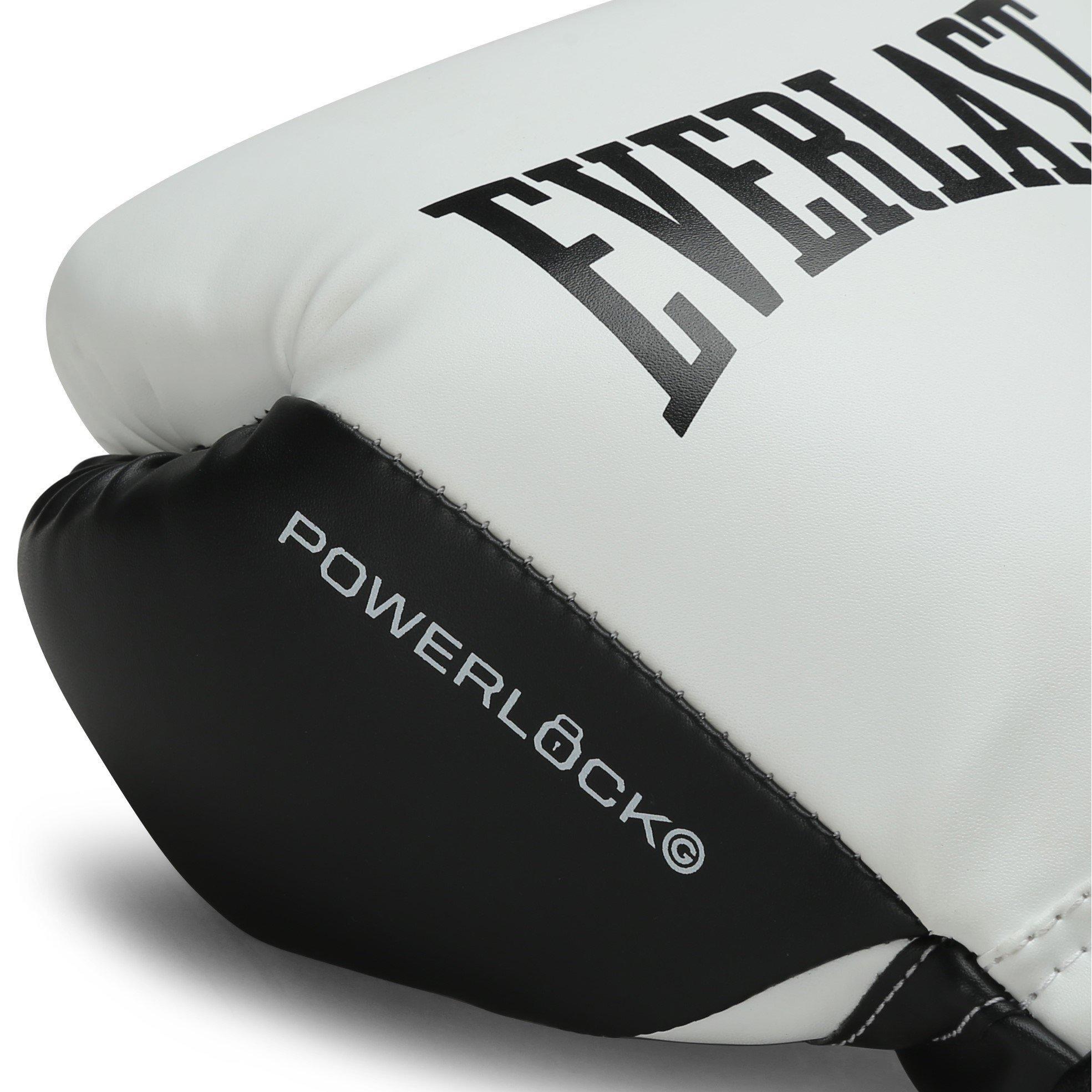 Bijela - Everlast - Powerlock Boxing Hook & Loop Glove - 6