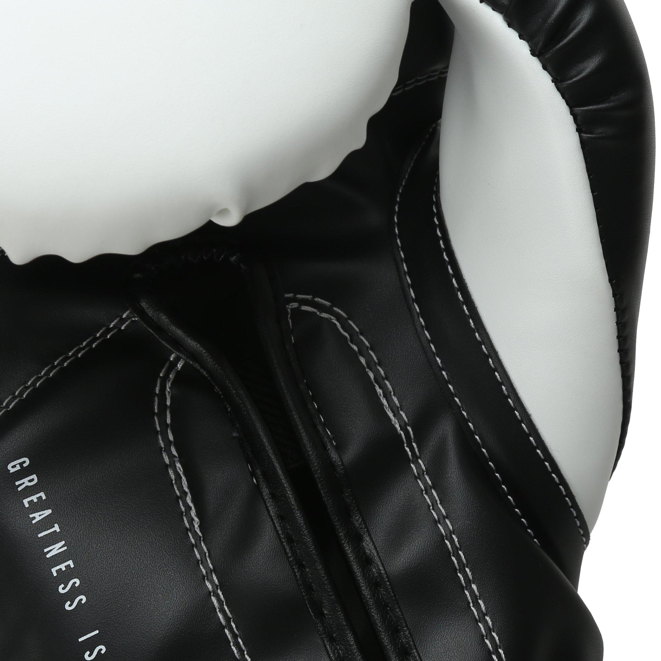 Bijela - Everlast - Powerlock Boxing Hook & Loop Glove - 8