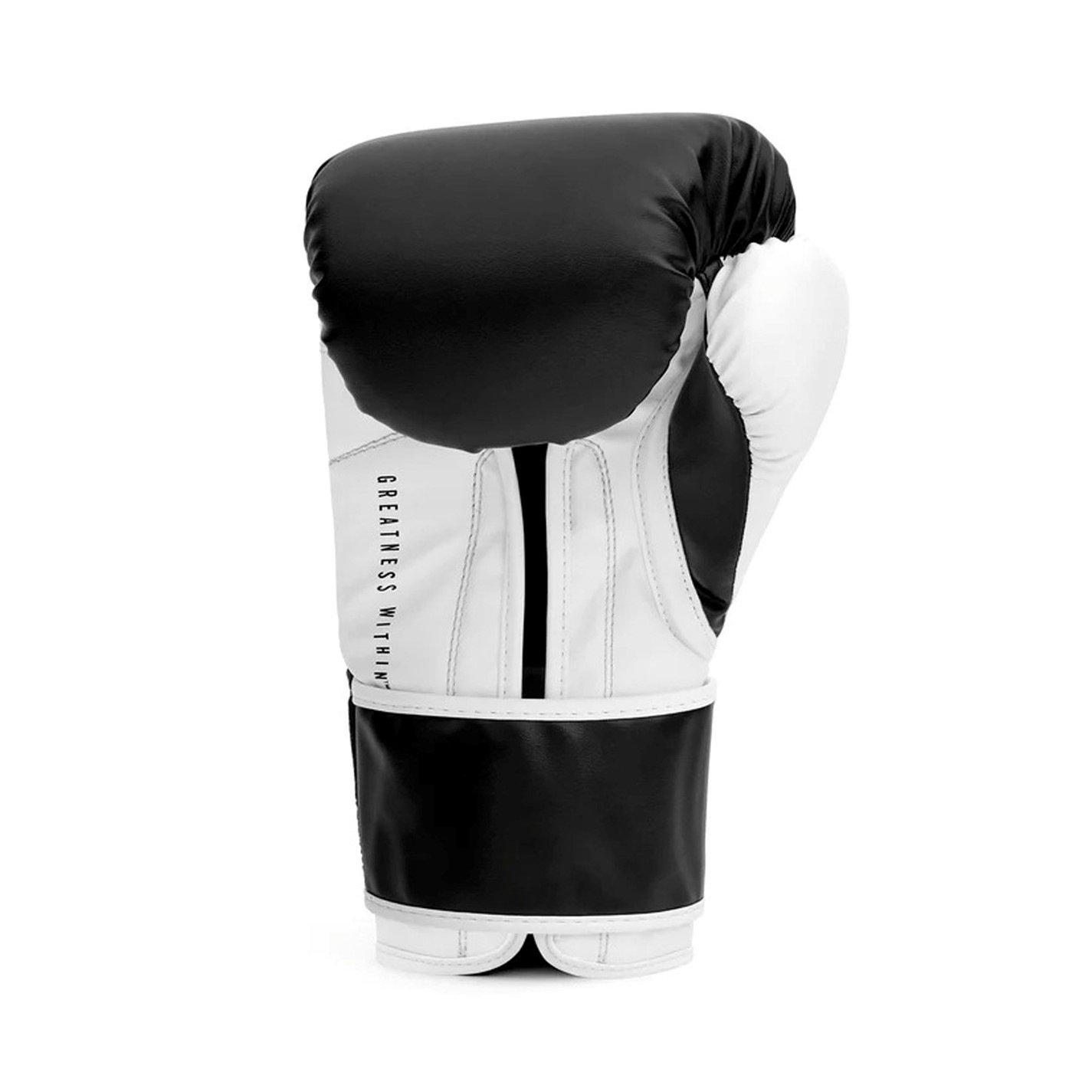 Zwart - Everlast - Powerlock Boxing Hook & Loop Glove - 2