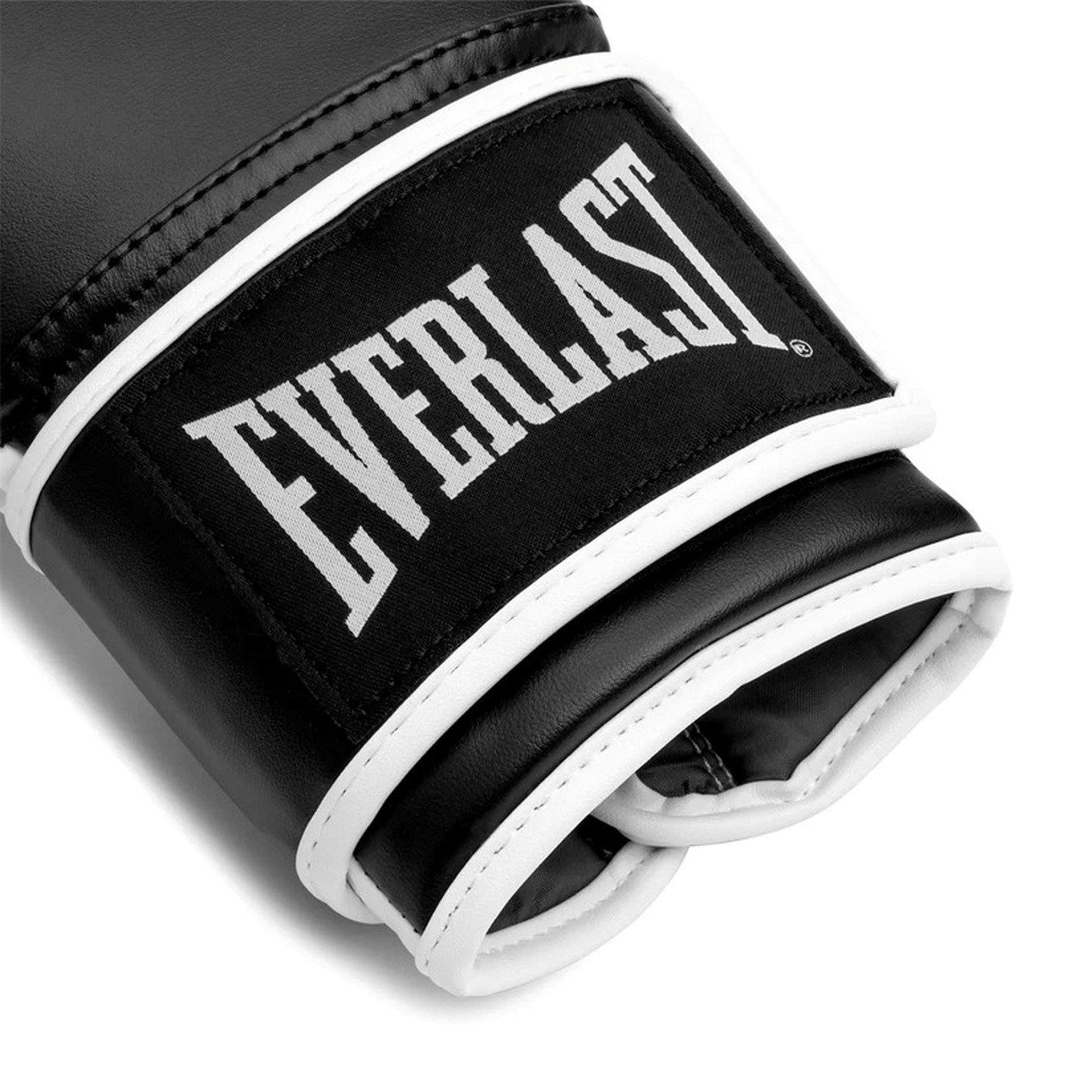 Zwart - Everlast - Powerlock Boxing Hook & Loop Glove - 3