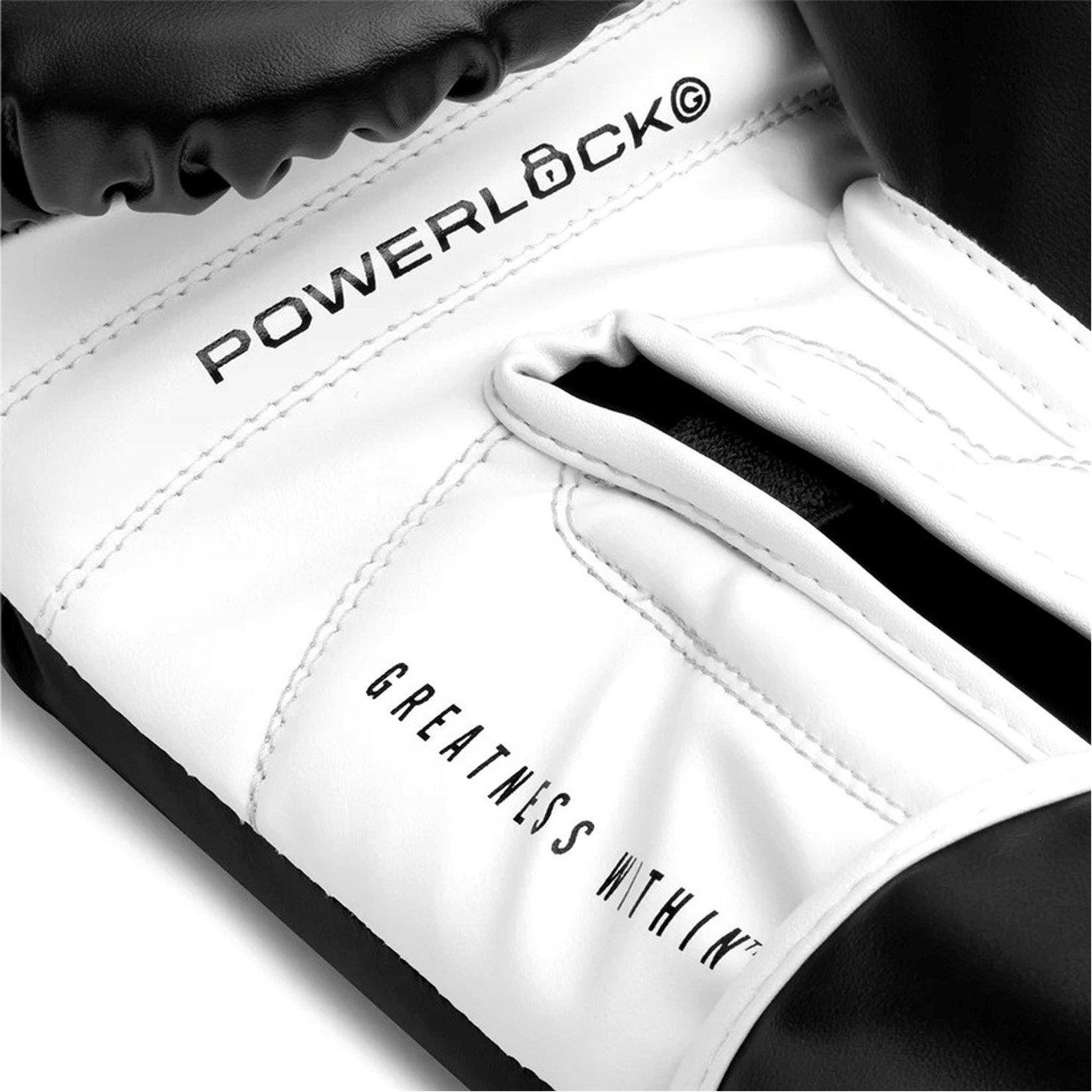 Zwart - Everlast - Powerlock Boxing Hook & Loop Glove - 4