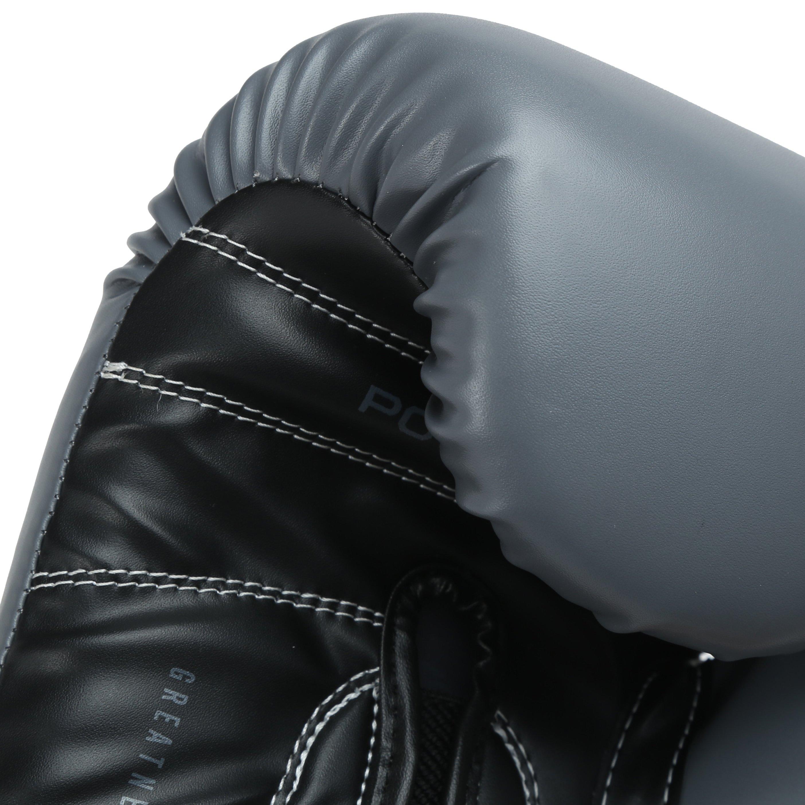 Houtskool - Everlast - Powerlock Boxing Hook & Loop Glove - 4