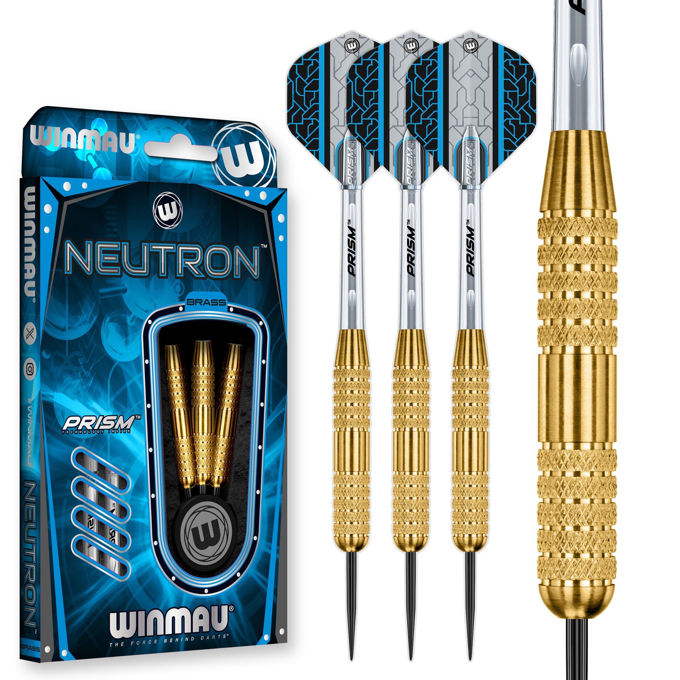 Gold/Black - Winmau - Neutron Brass Darts - 2