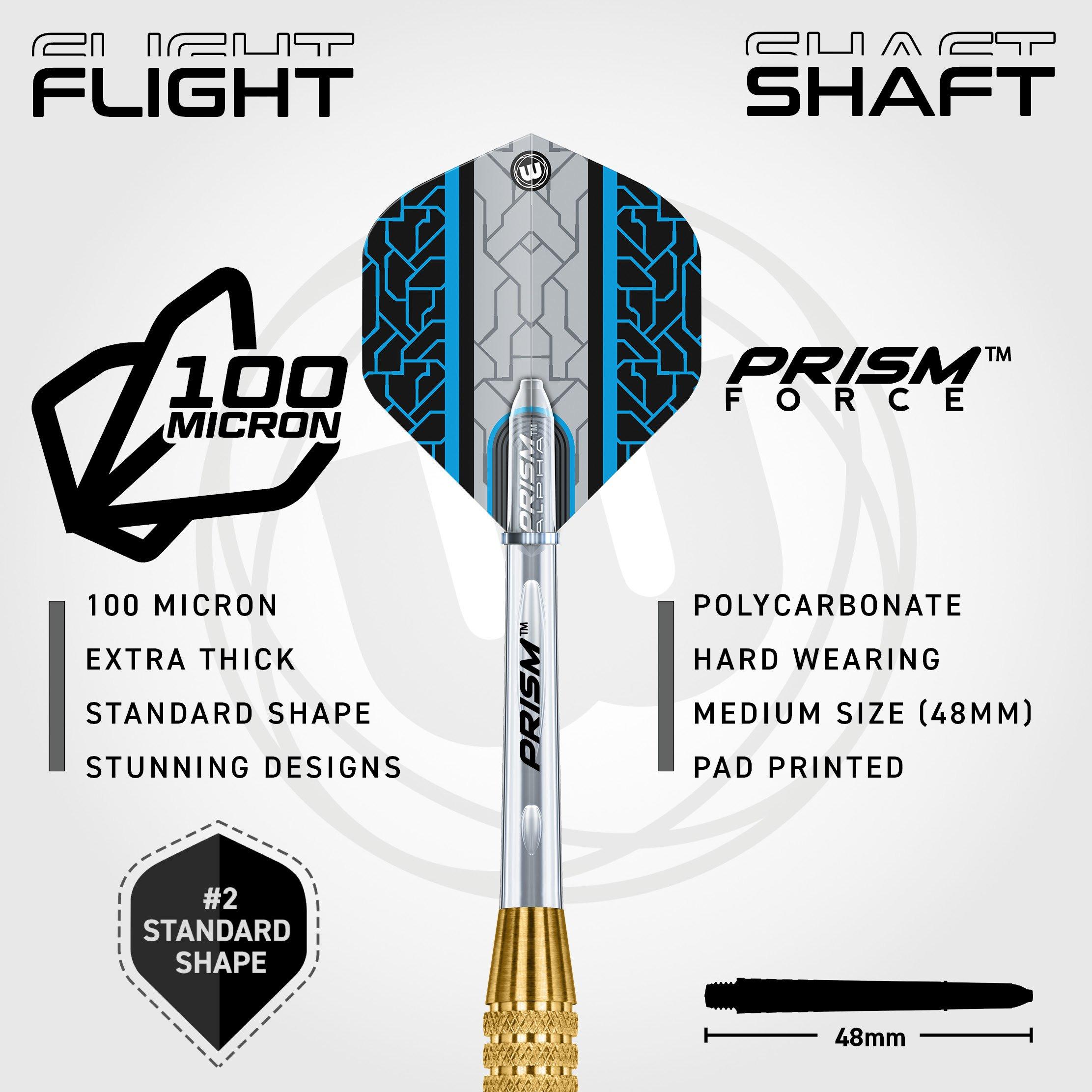 Gold/Black - Winmau - Neutron Brass Darts - 4
