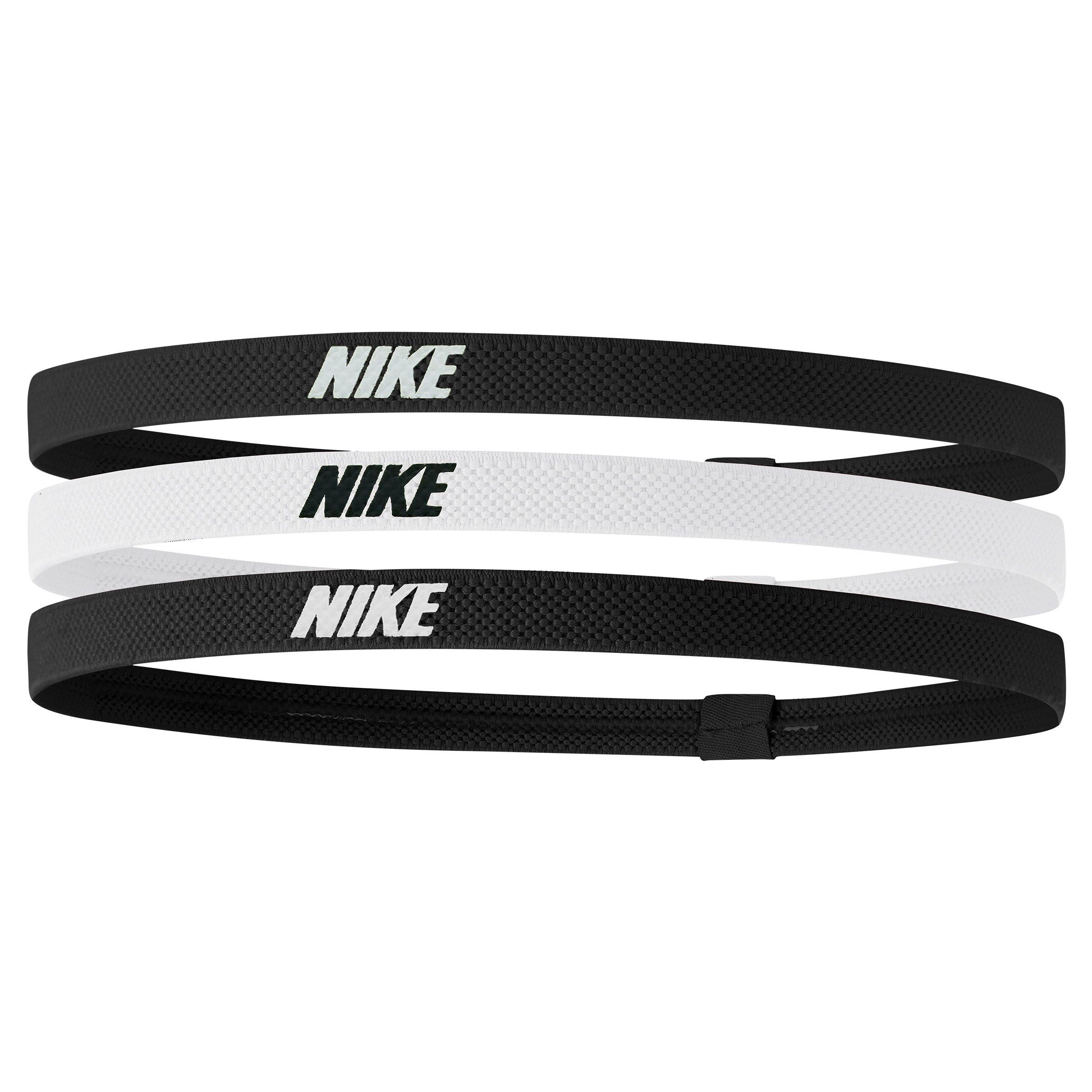 Black/White - Nike - 3 Pack Headbands Adults