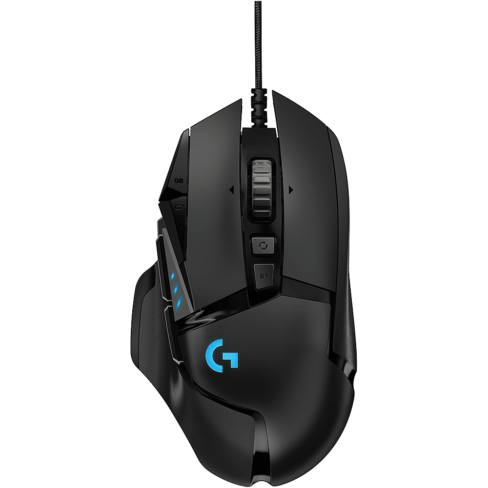 Black - Logitech - G502 Hero Mouse - 1