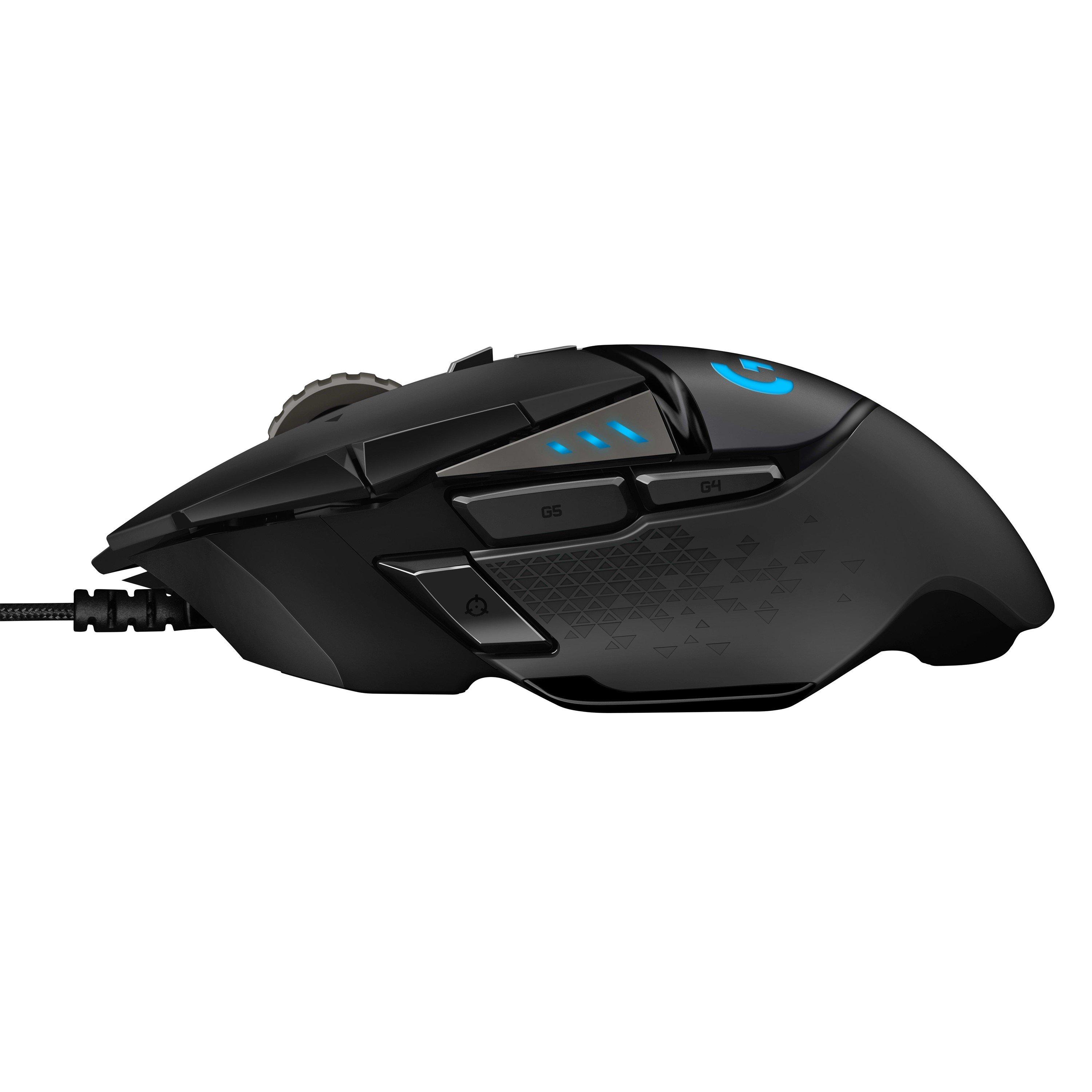 Black - Logitech - G502 Hero Mouse - 2
