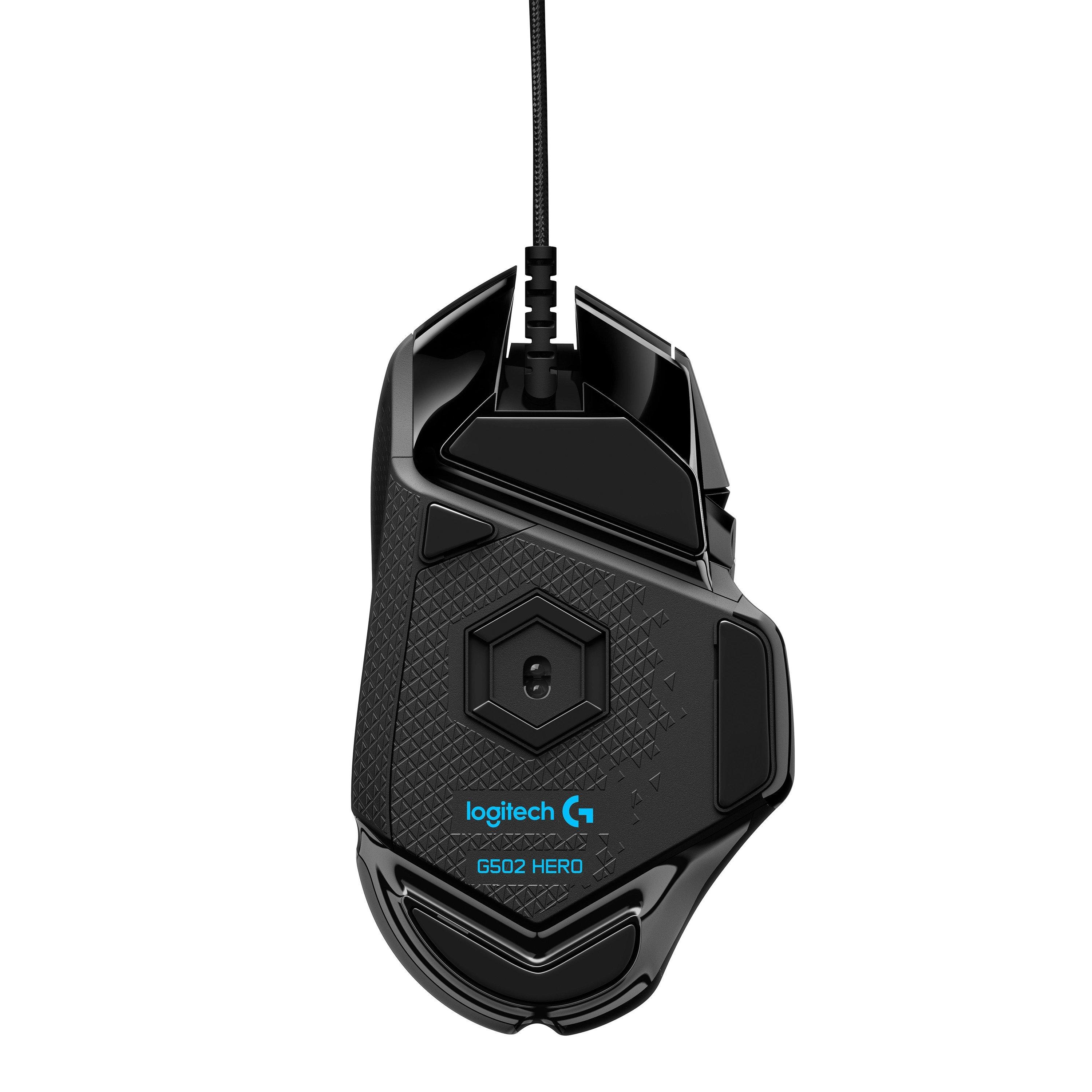 Black - Logitech - G502 Hero Mouse - 4