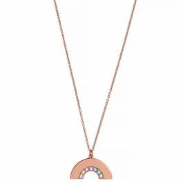 Olivia Burton Olivia Burton Rainbow Necklace Rose Gold