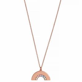 Olivia Burton Rainbow Necklace Rose Gold