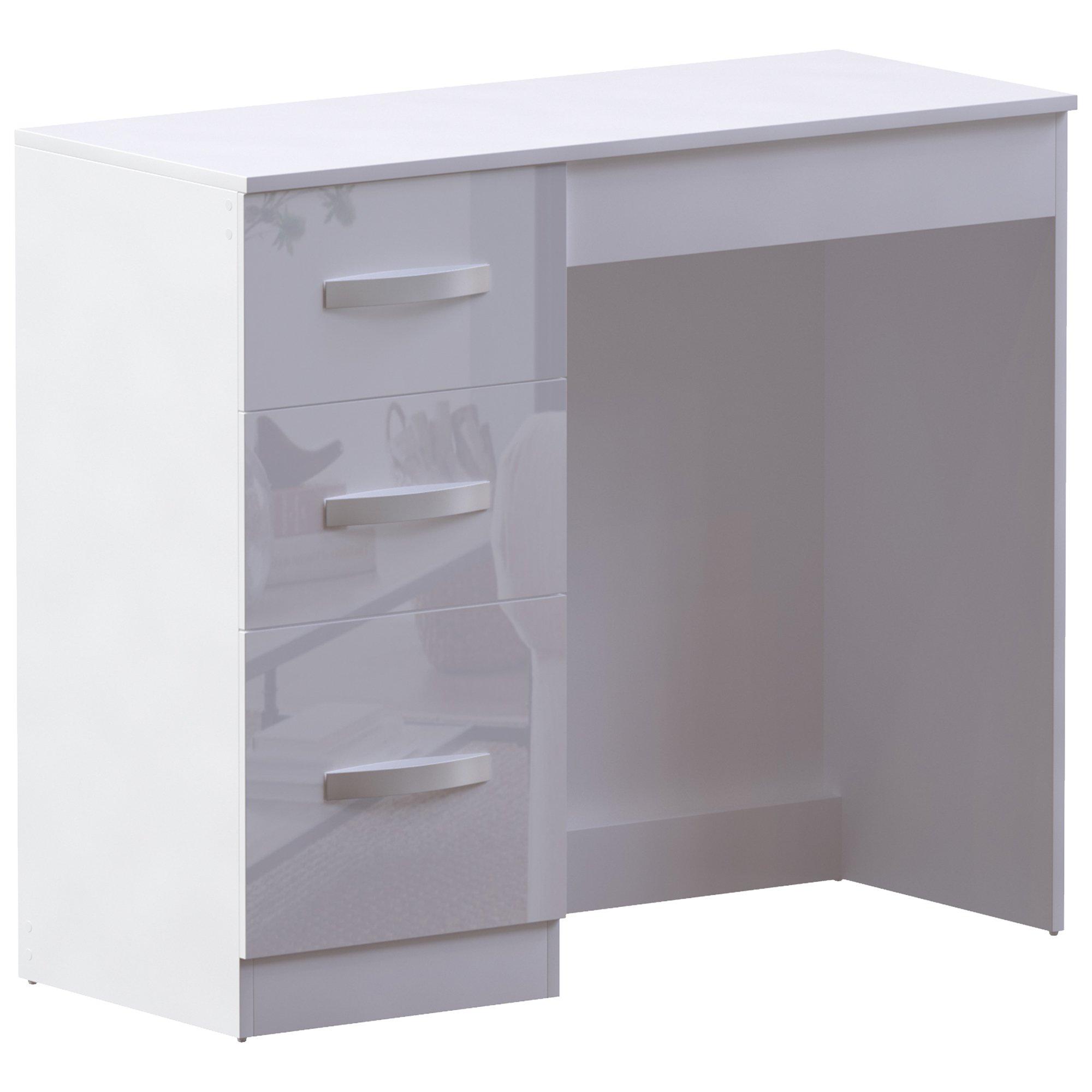 White - Lassic - Vida Designs Hulio 3-Drawer Dressing Table - 10