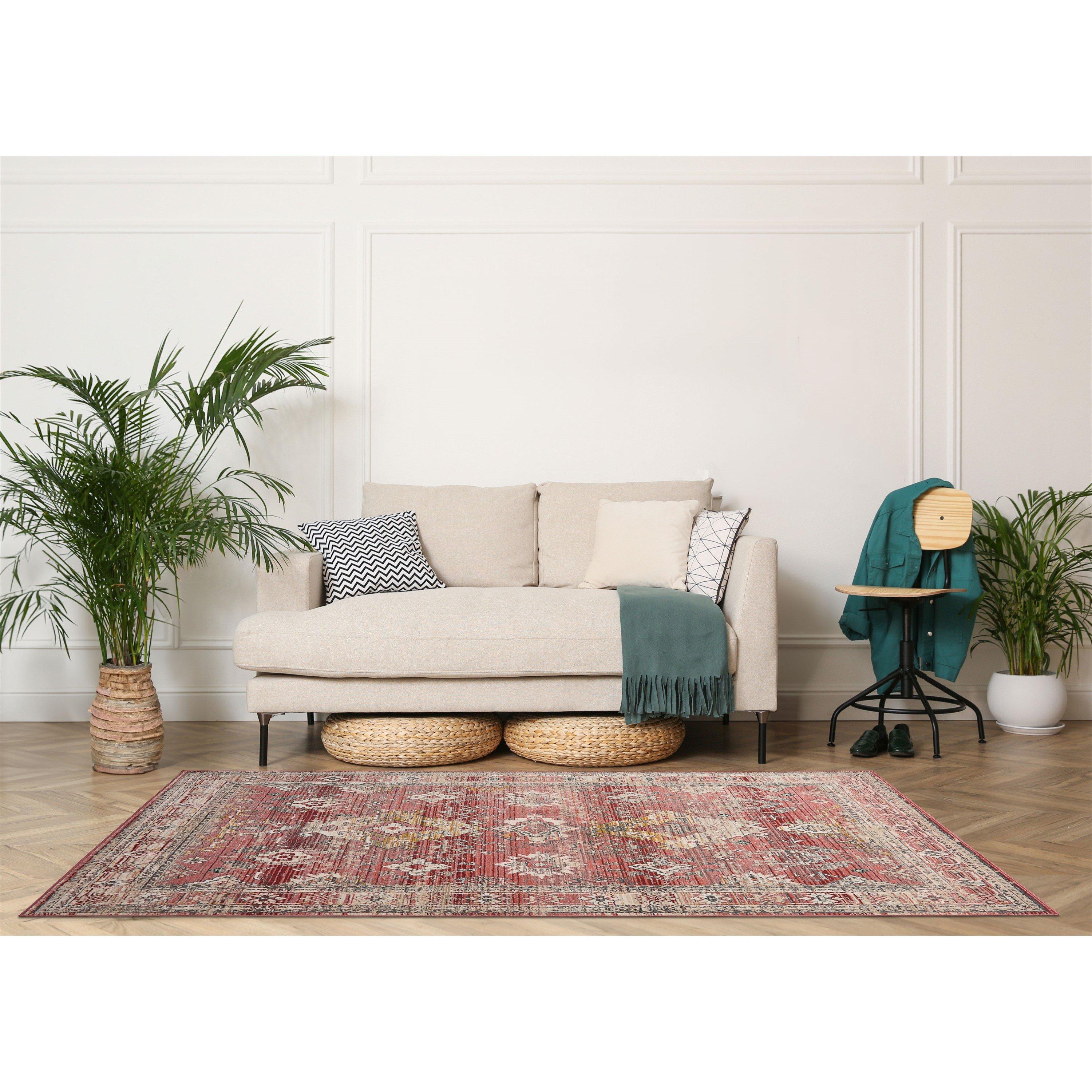 Ultimate Rug  Nova Traditional Lillian - Red - 66x200cm