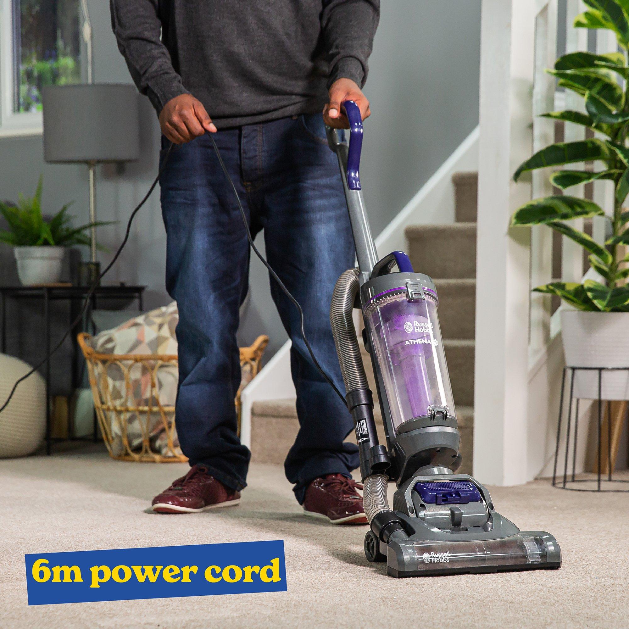 Grey & Purple - Russell Hobbs - Russell Hobbs RHUV5601 ATHENA2 Pet Upright Vacuum - 6