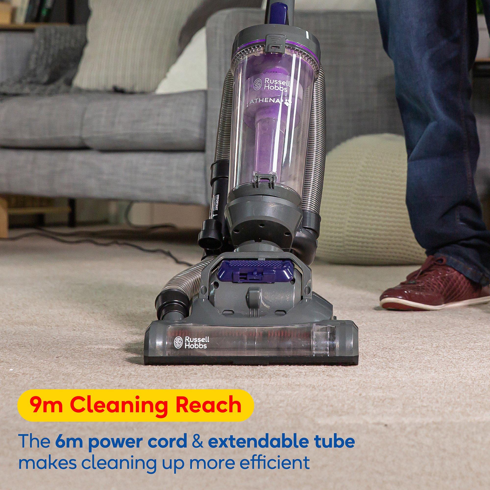 Grey & Purple - Russell Hobbs - RHUV5601 ATHENA2 Pet Upright Vacuum - 9