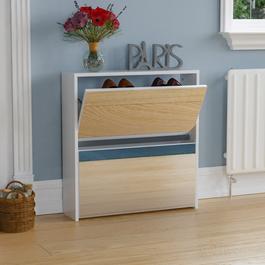 Lassic Vida Designs Welham 2 Drawer Mirrored Shoe Cabinet