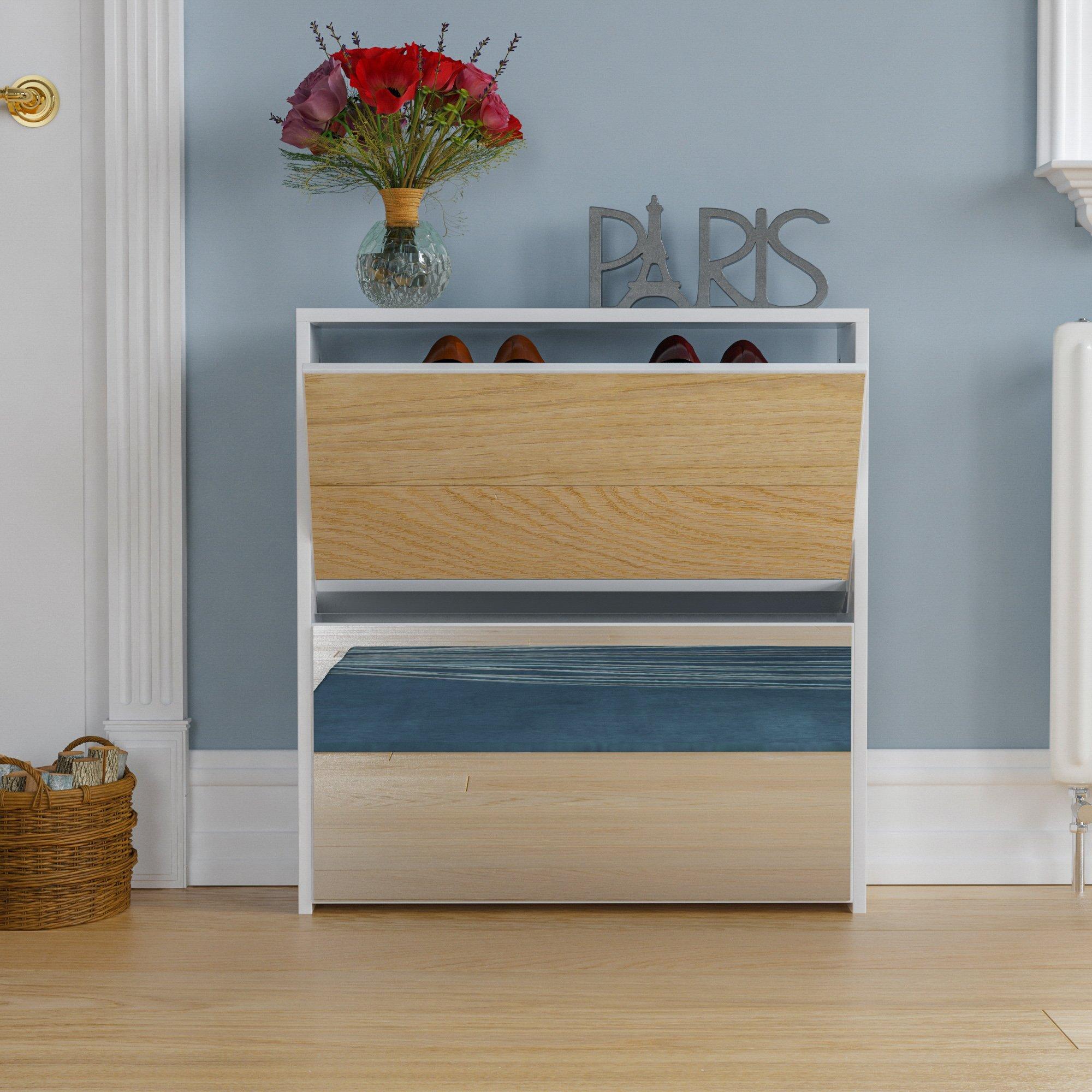 Lassic Vida Designs Welham Drawer Mirrored Shoe Cabinet Shoe