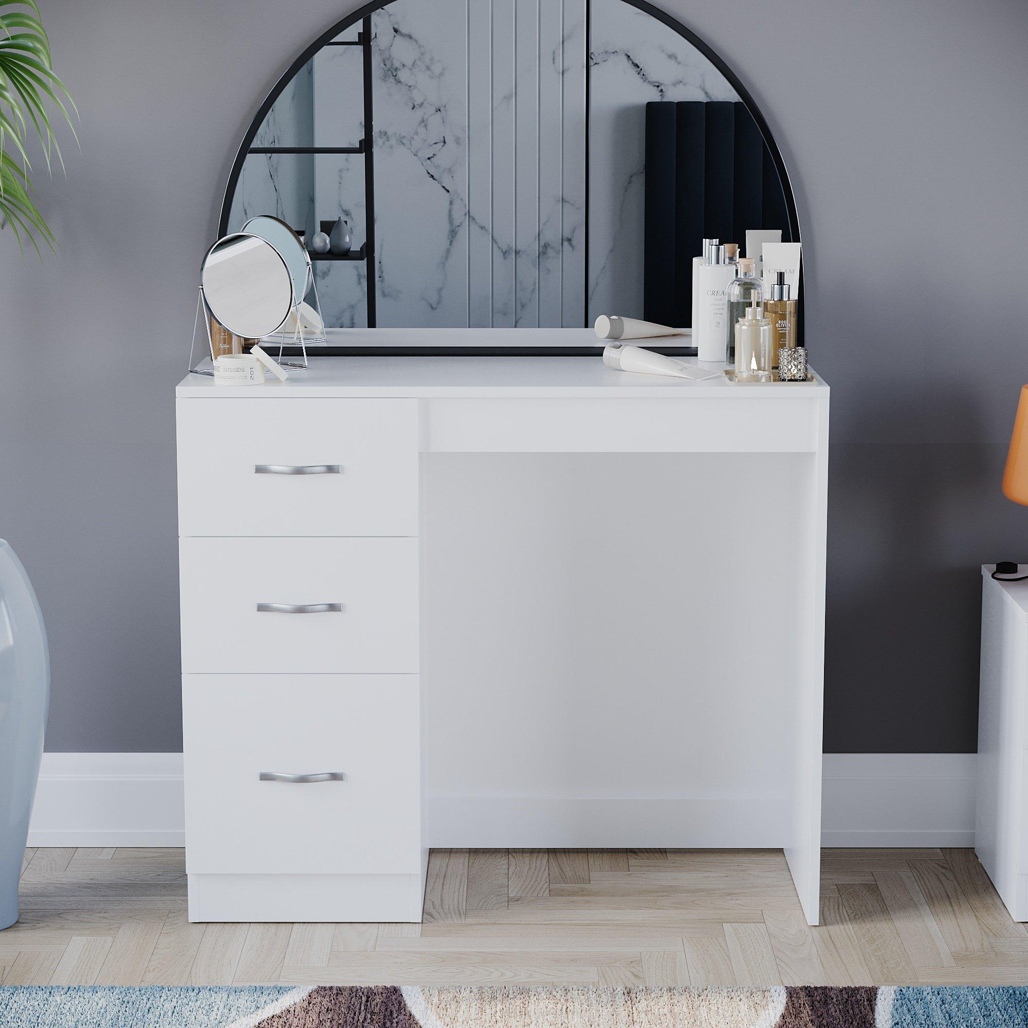 Lassic | Vida Designs Riano 3 Drawer Dressing Table | Side Tables | FRASERS