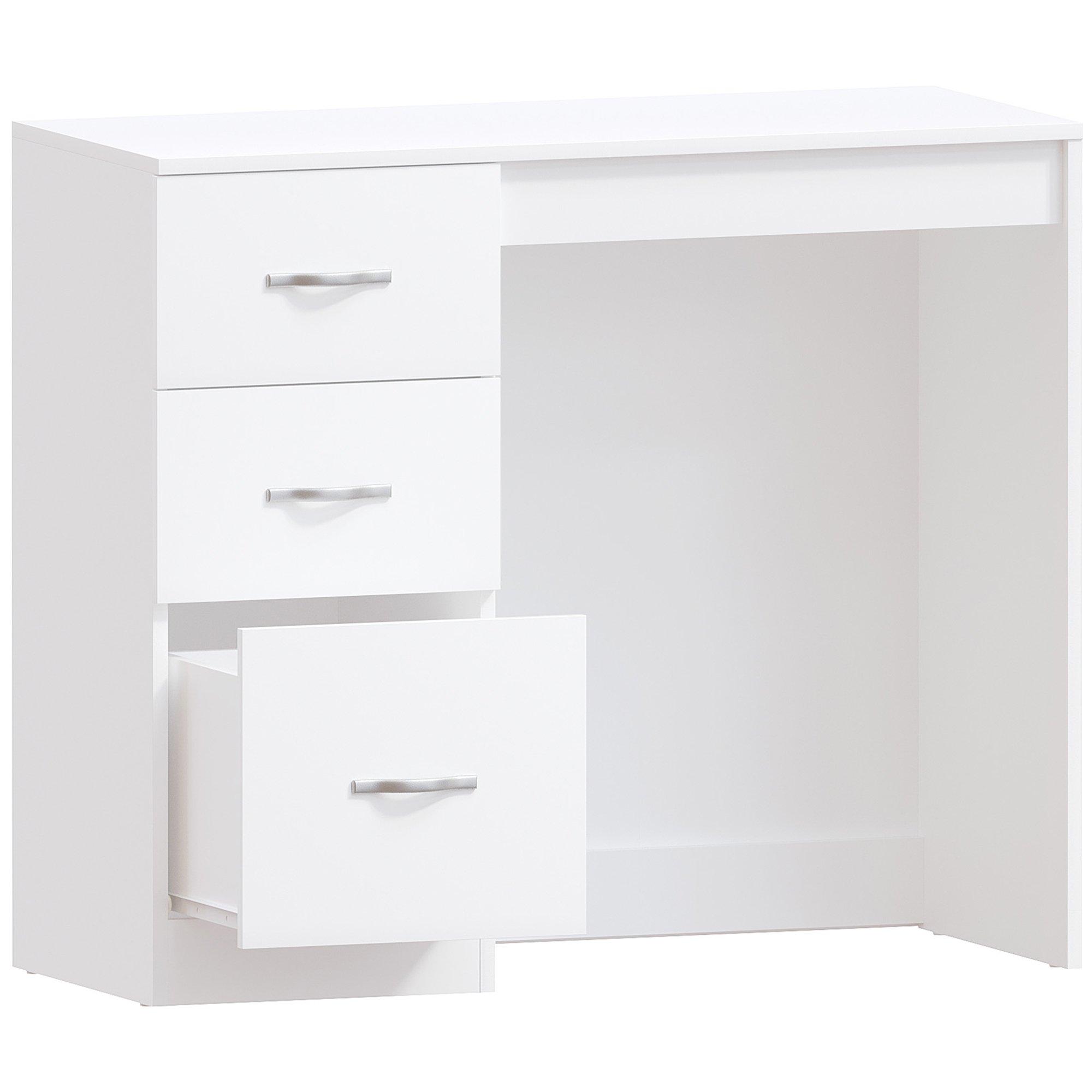 White - Lassic - Vida Designs Riano 3 Drawer Dressing Table - 7