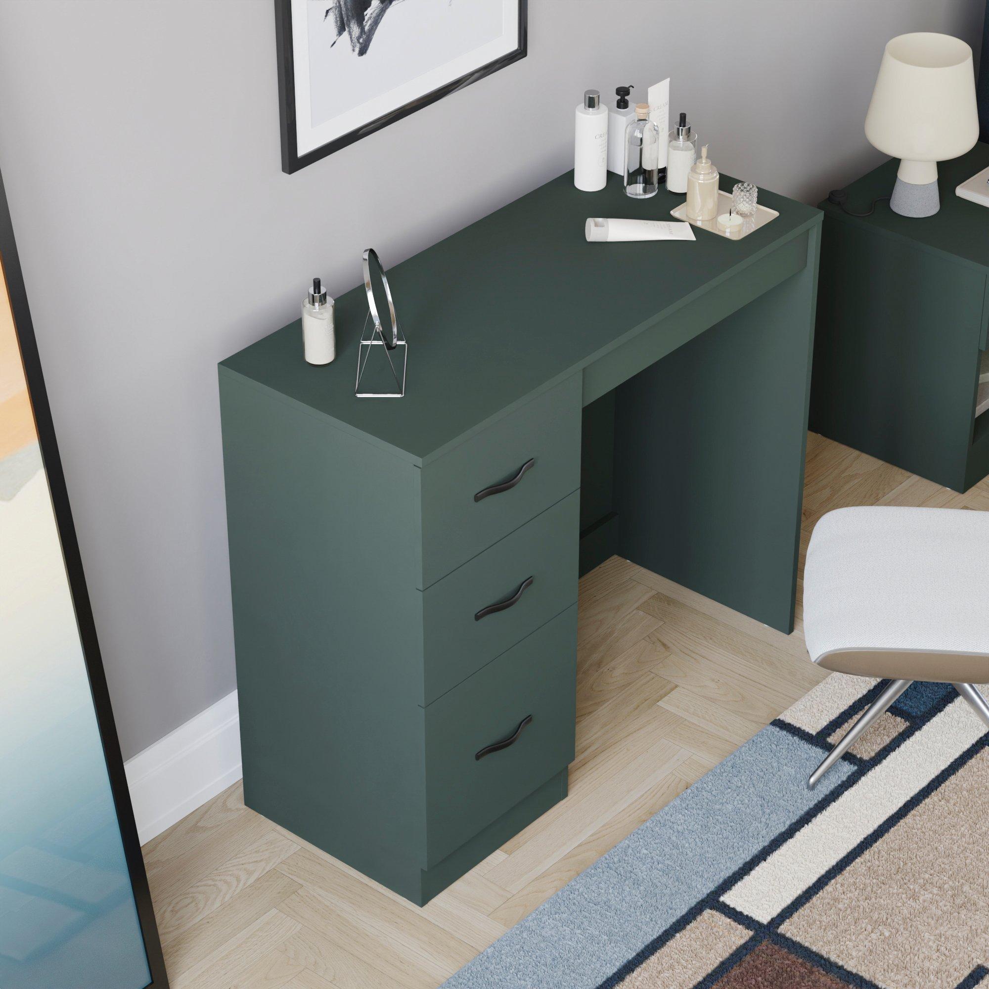 Jasper Green - Lassic - Vida Designs Riano 3 Drawer Dressing Table - 4