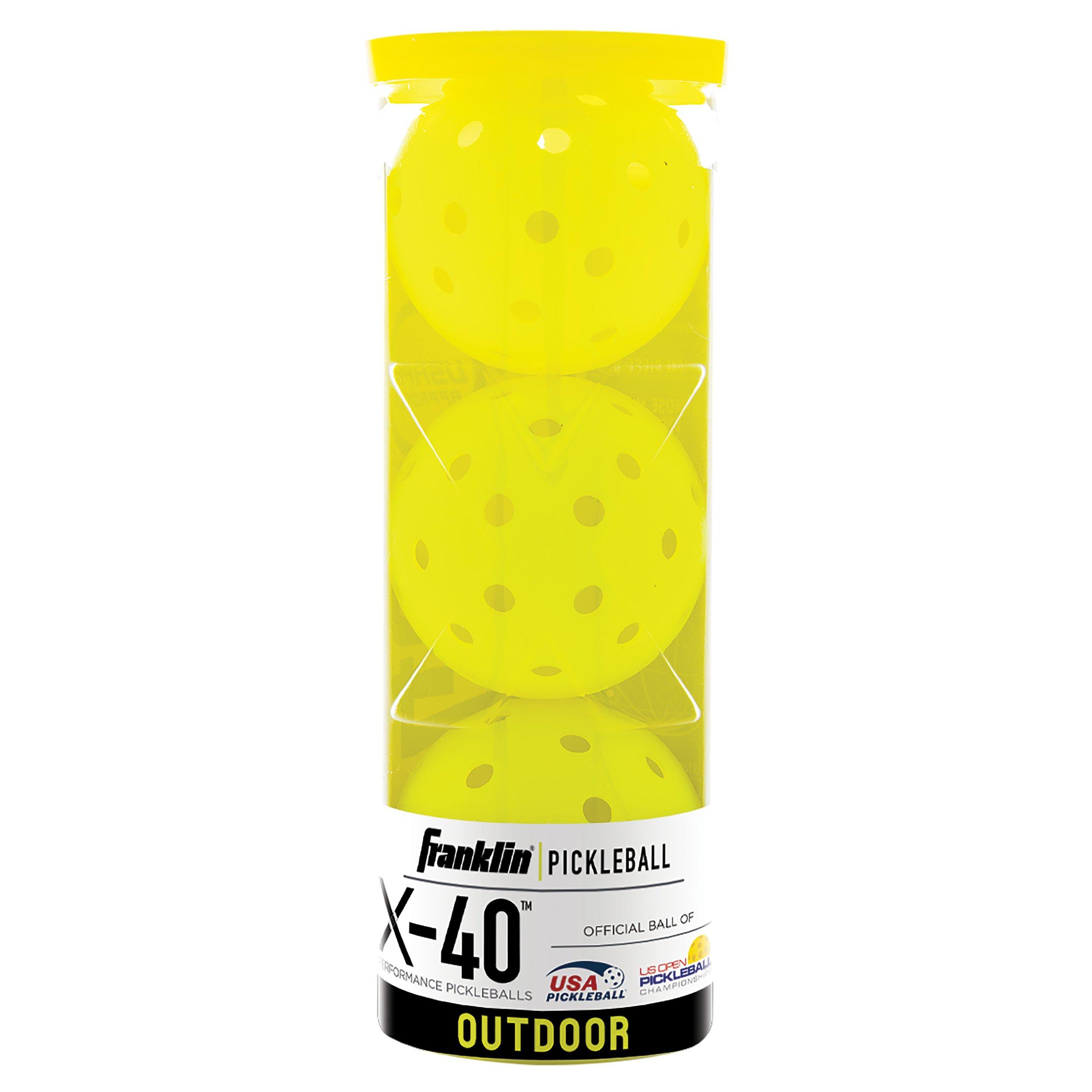 Optic Yellow - Franklin Sports - Franklin Outdoor X-40 Pickleballs - 2