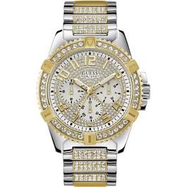 Guess Montre Quartz Analogique de Mode en Acier Inoxydable Frontier